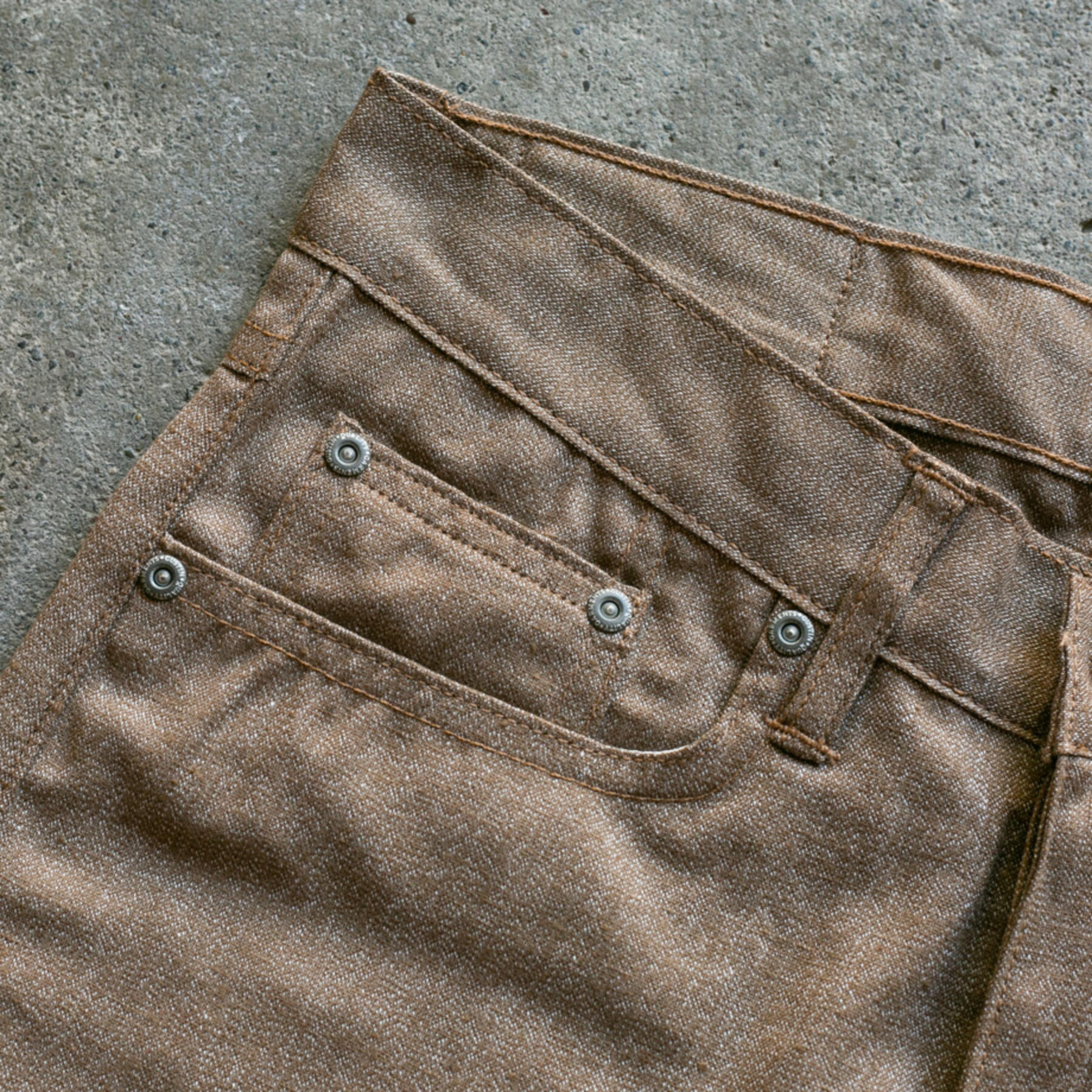 gustin #508 melange selvedge - wood