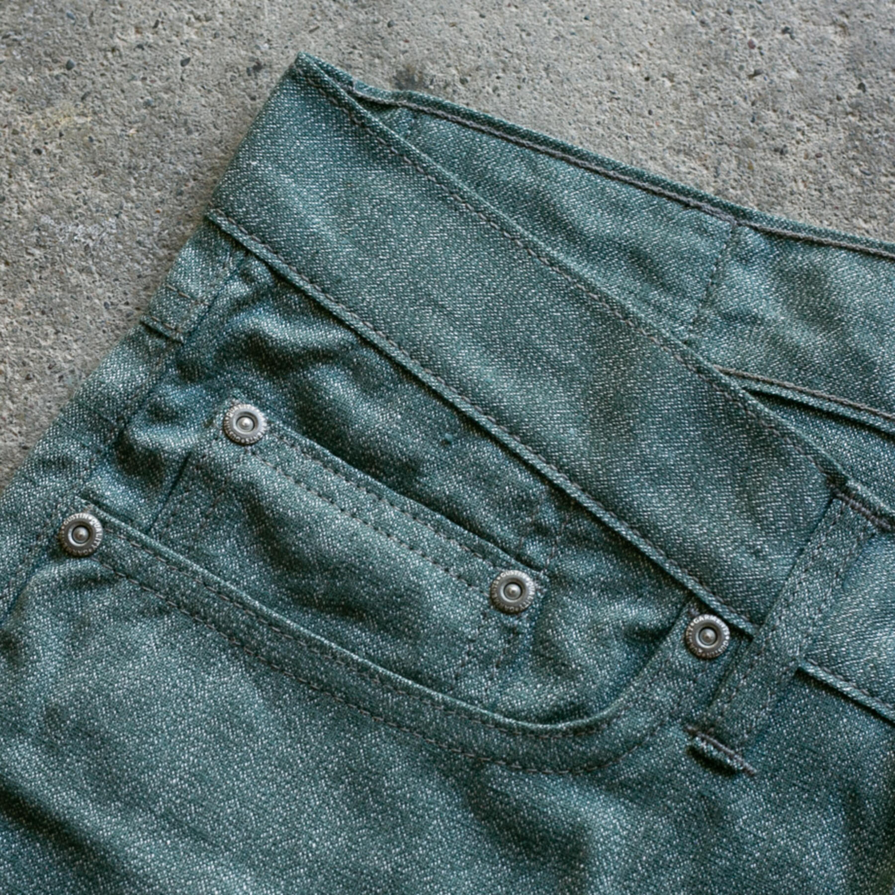 gustin #509 melange selvedge - sage