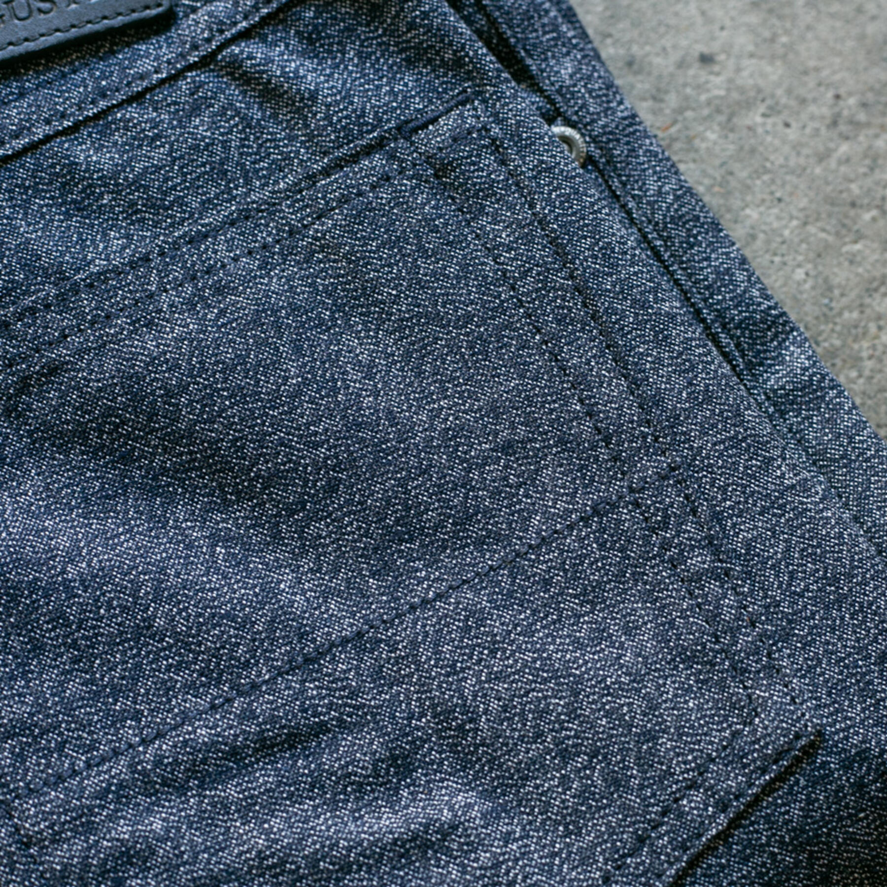 gustin #510 melange selvedge - indigo