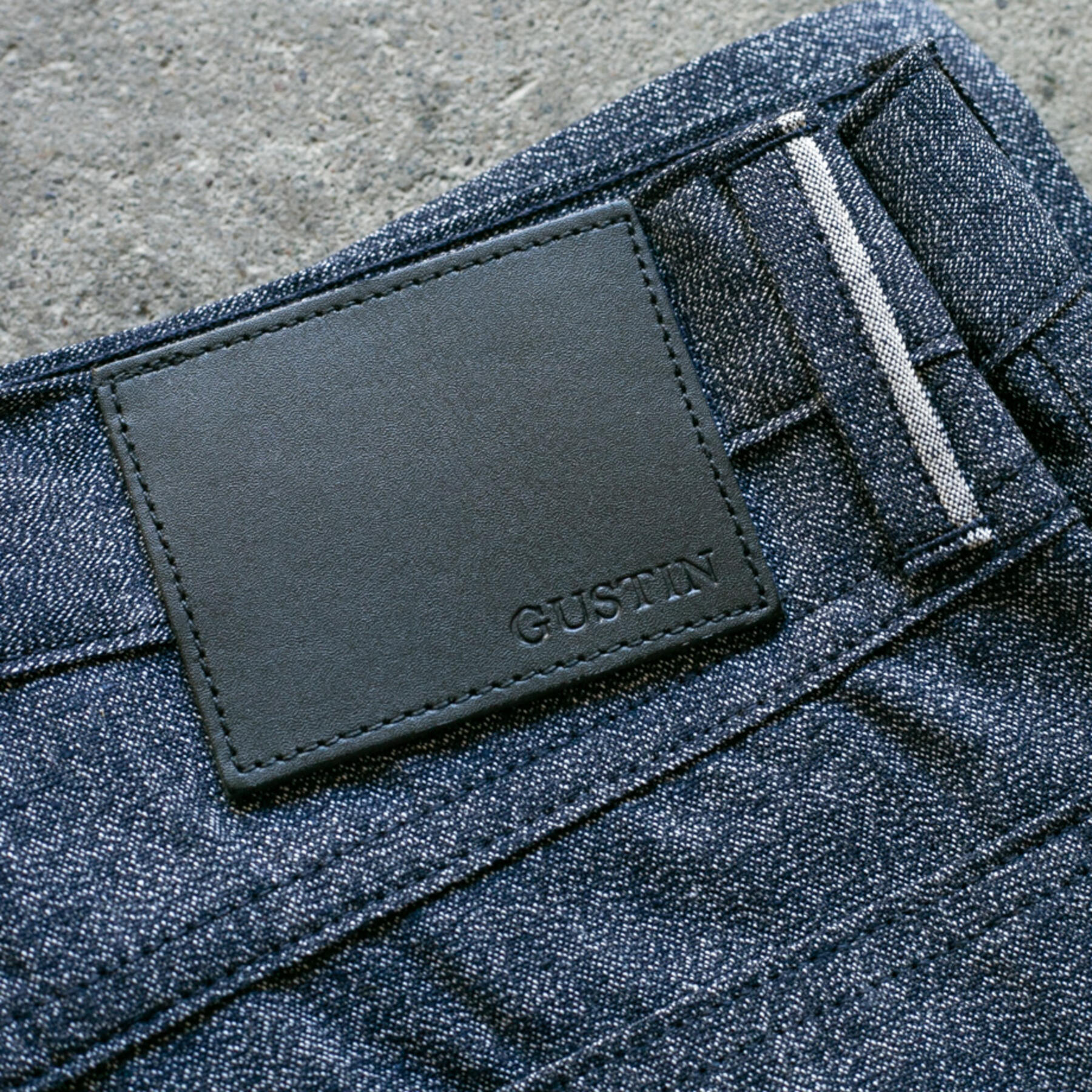gustin #510 melange selvedge - indigo