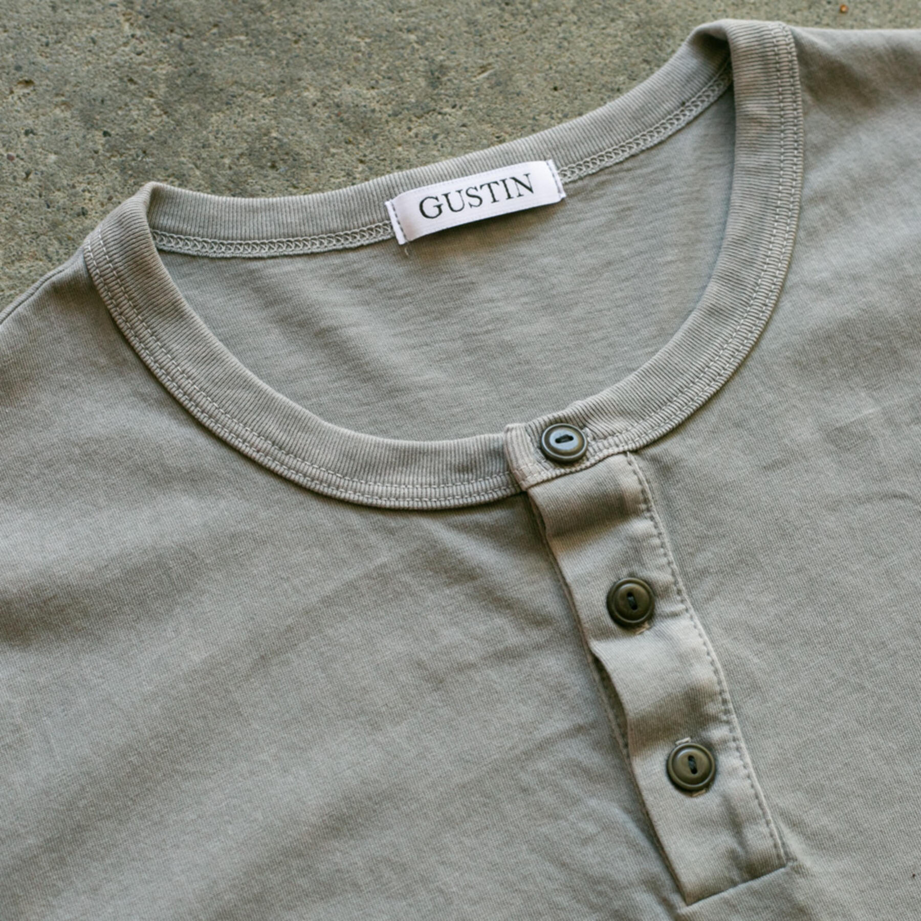 gustin mineral wash henley 3 pack (black, blue, stone)