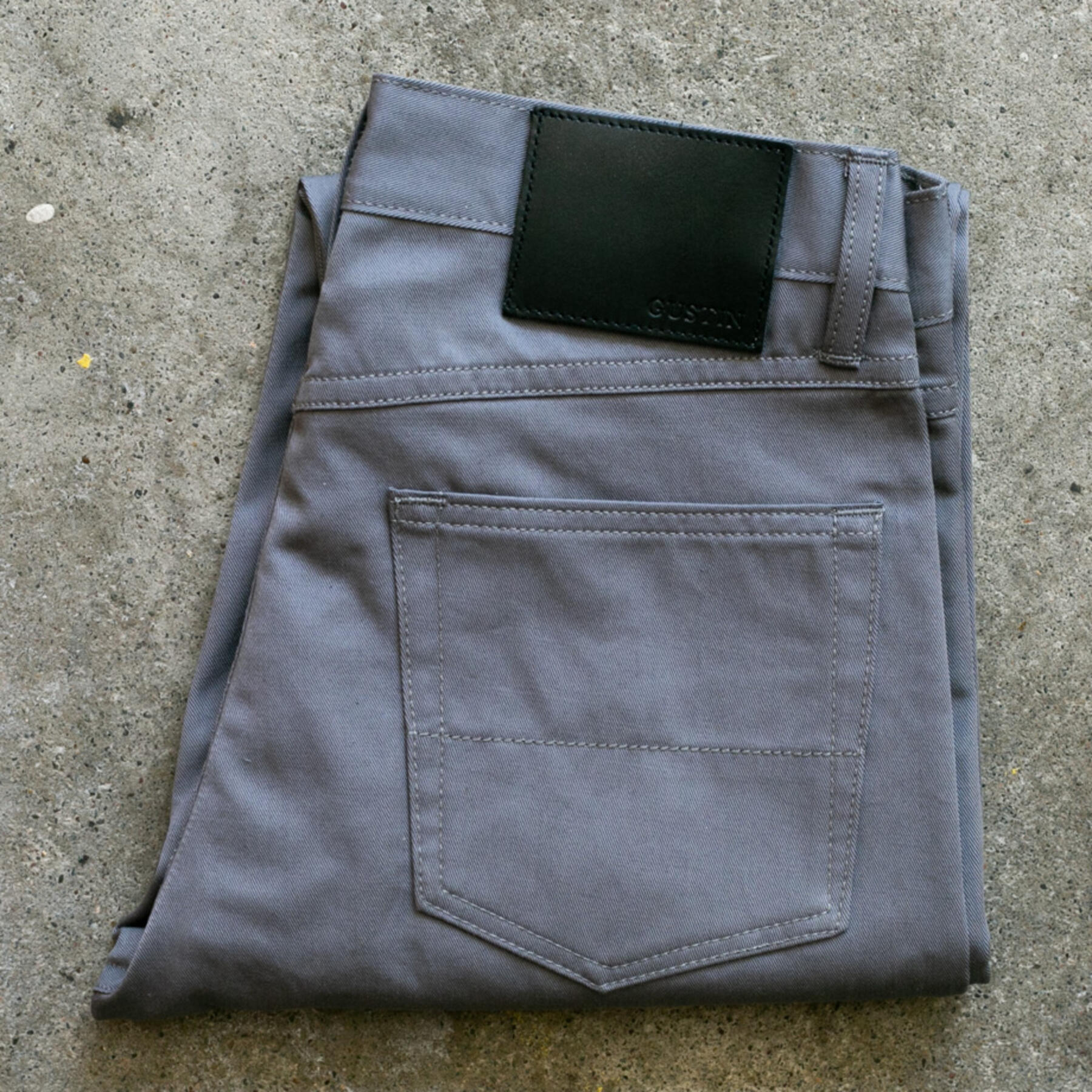 gustin #117 organic titanium twill 5 pocket
