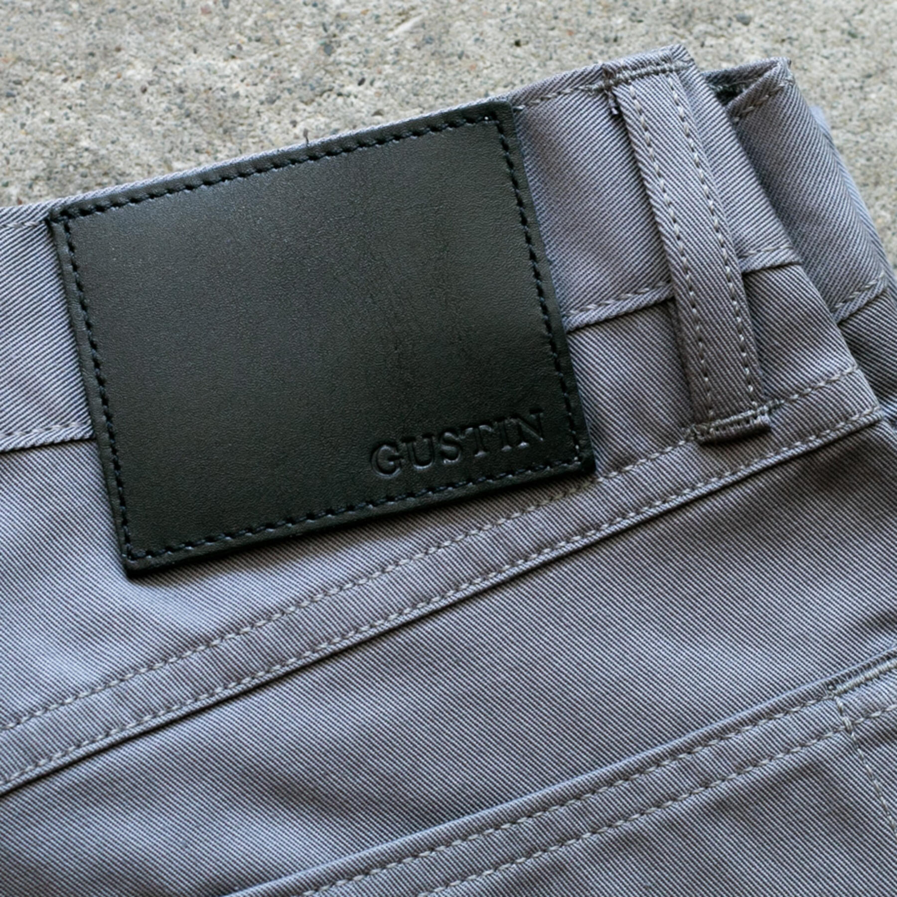 gustin #117 organic titanium twill 5 pocket