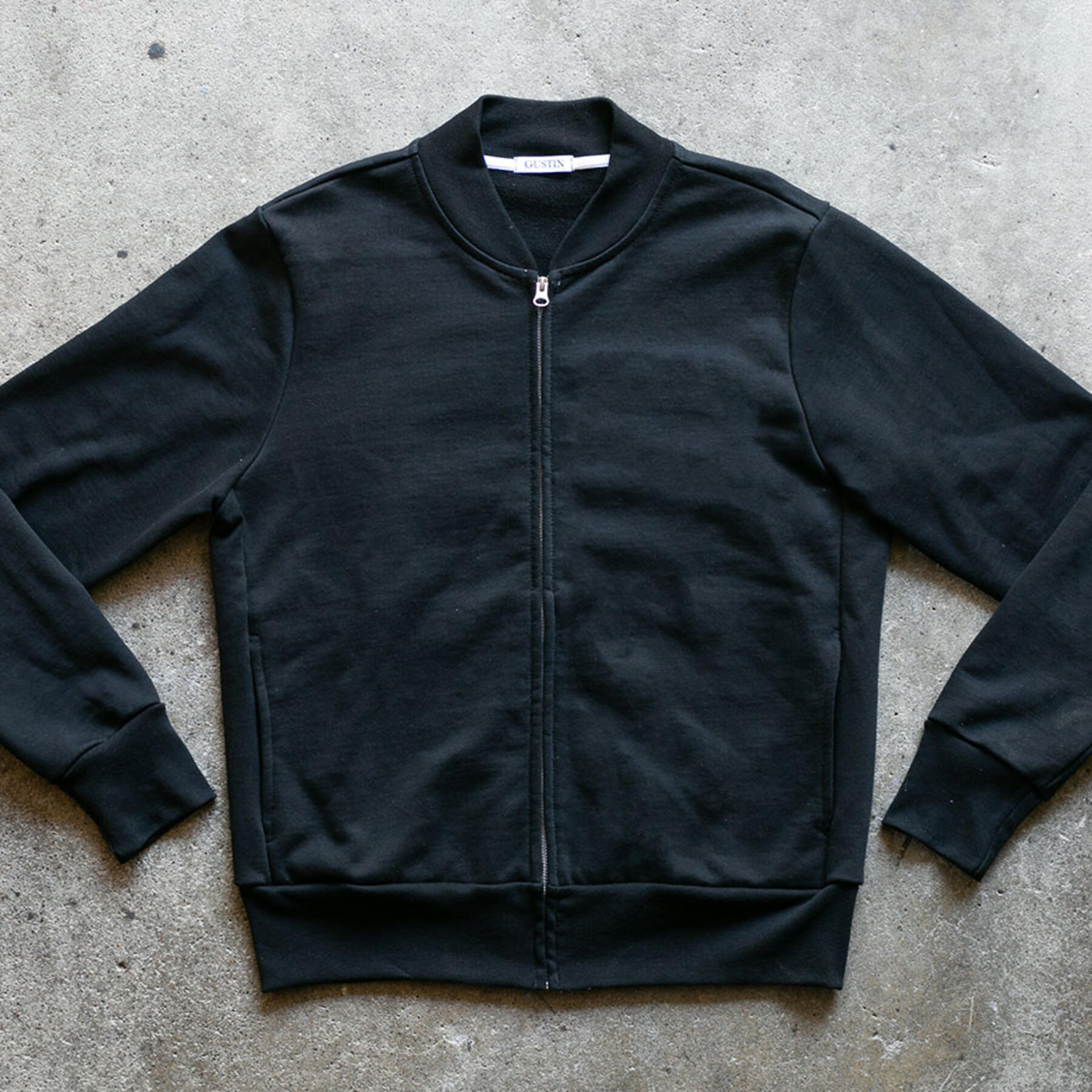 gustin french terry bomber - black