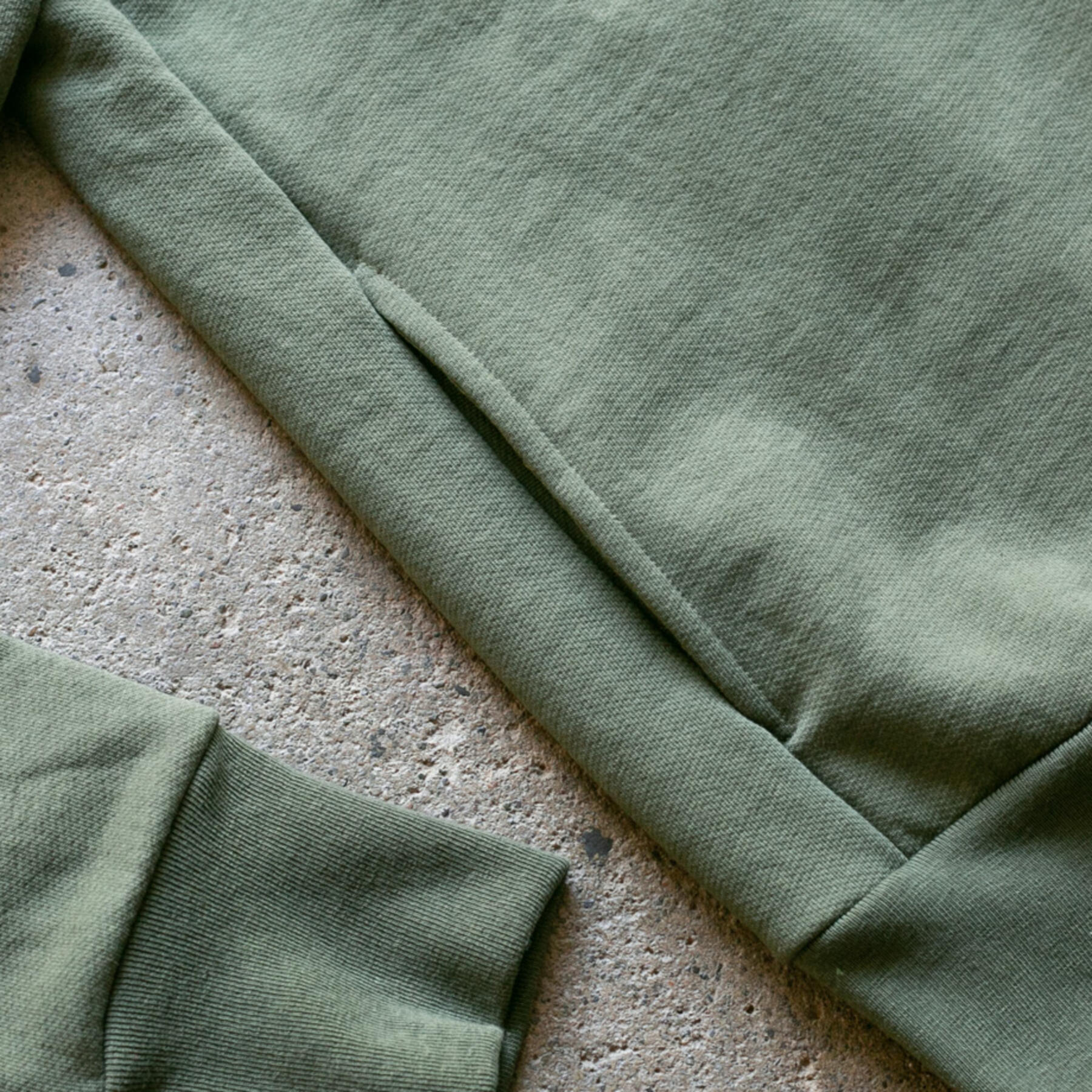 gustin french terry bomber - army
