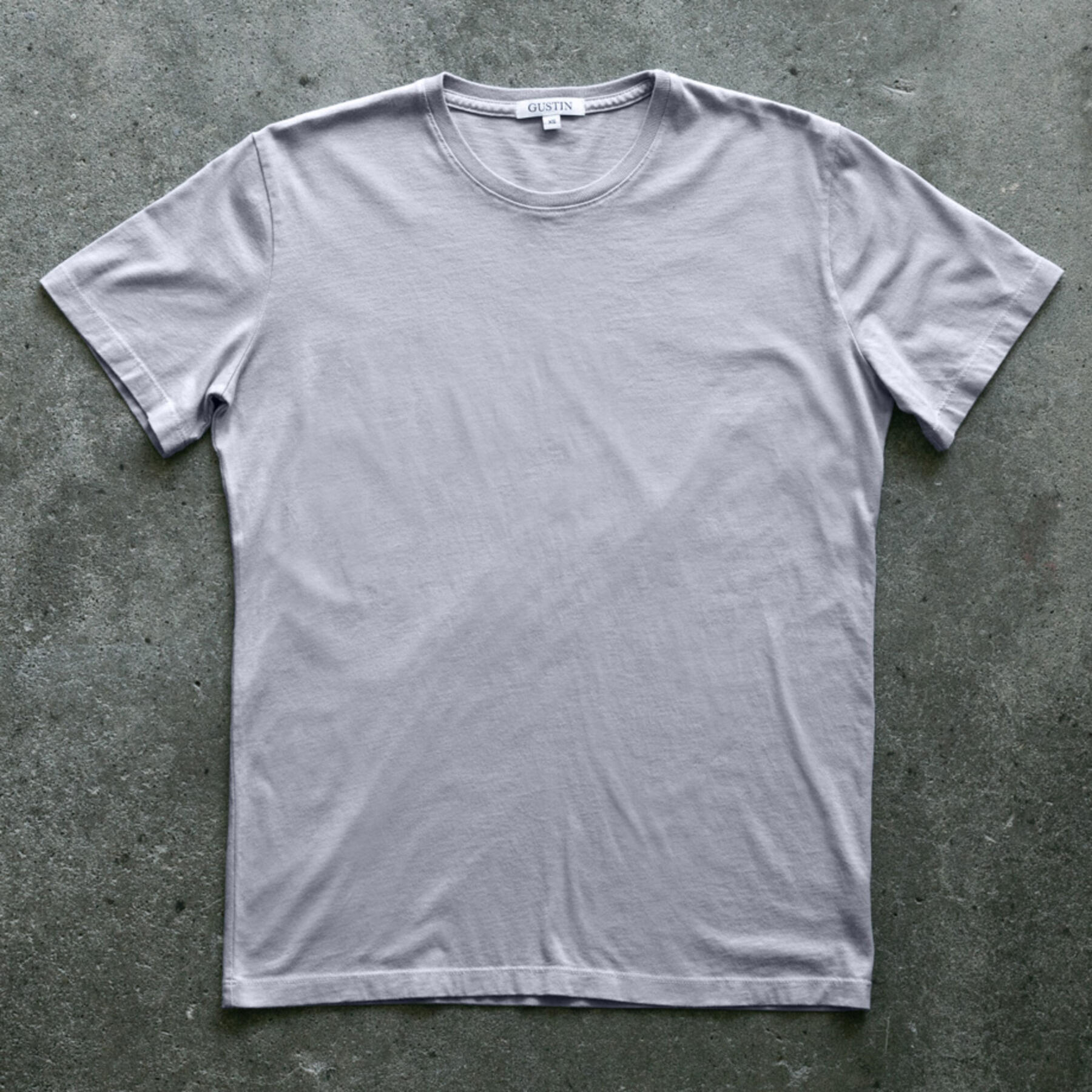 gustin pima cotton t-shirt 2 pack (light grey)