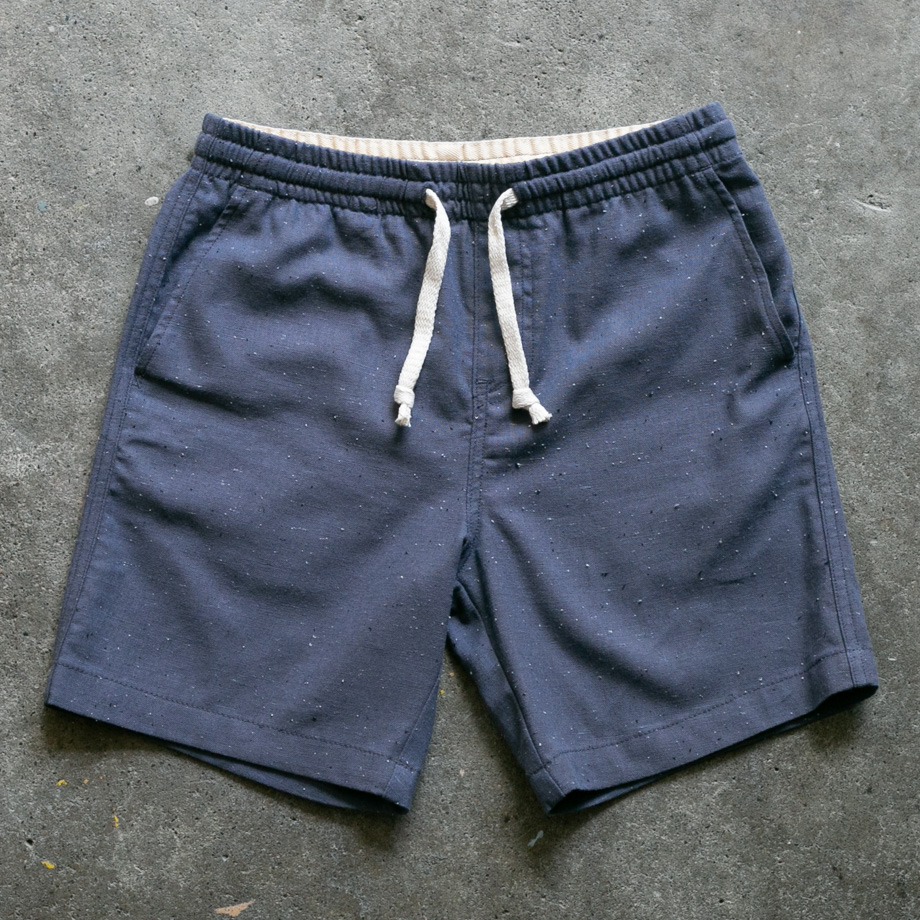 16 Big Nep Drawstring Short - Blue Dusk | Gustin | Chinos