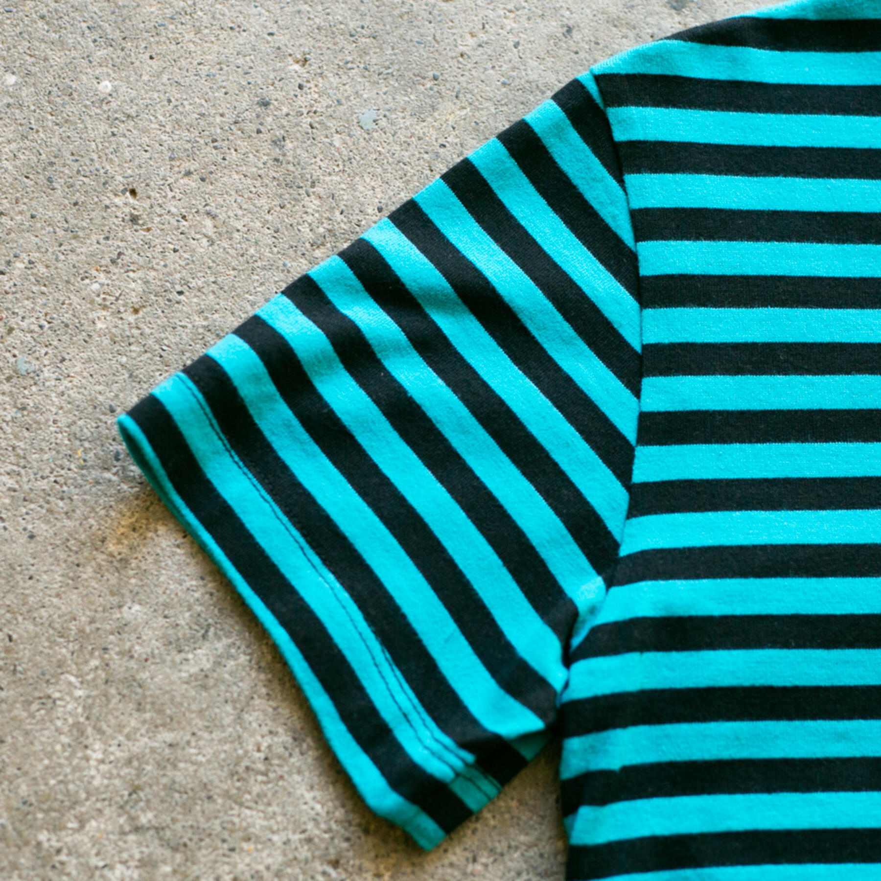 gustin japan stripe t-shirt - electric bluexblack