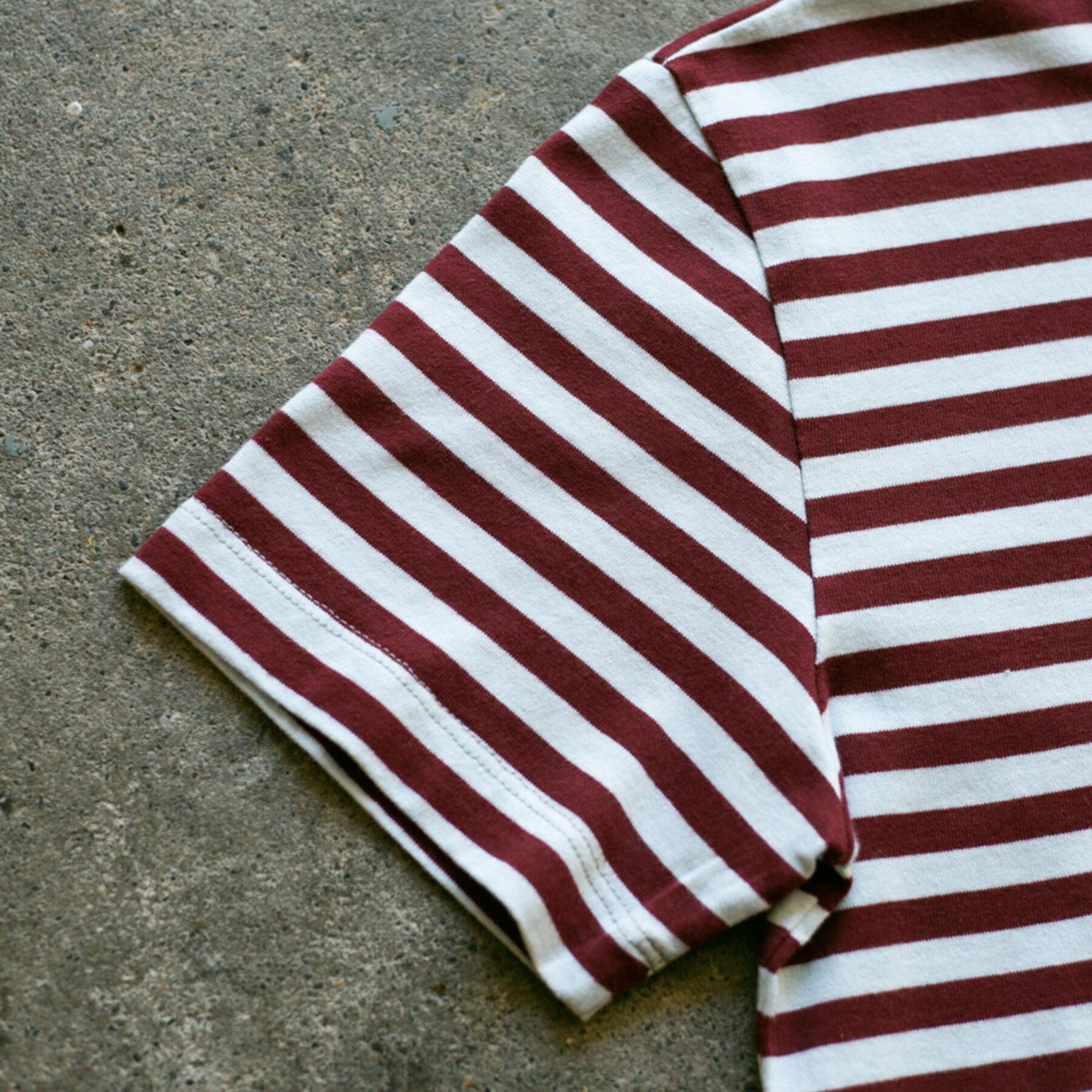 gustin japan stripe t-shirt - crimsonxpale stone