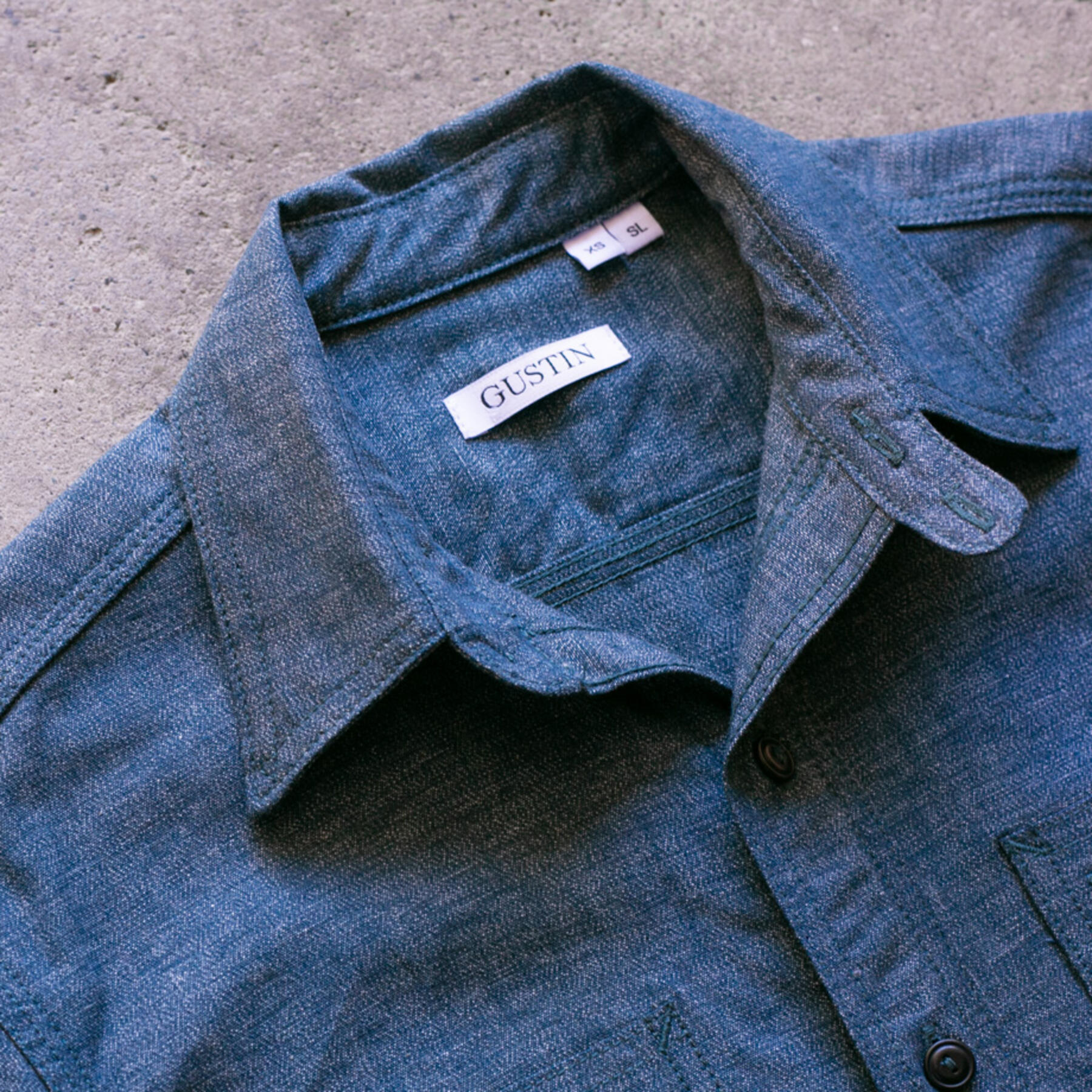 gustin #92 japan twisted yarn workshirt