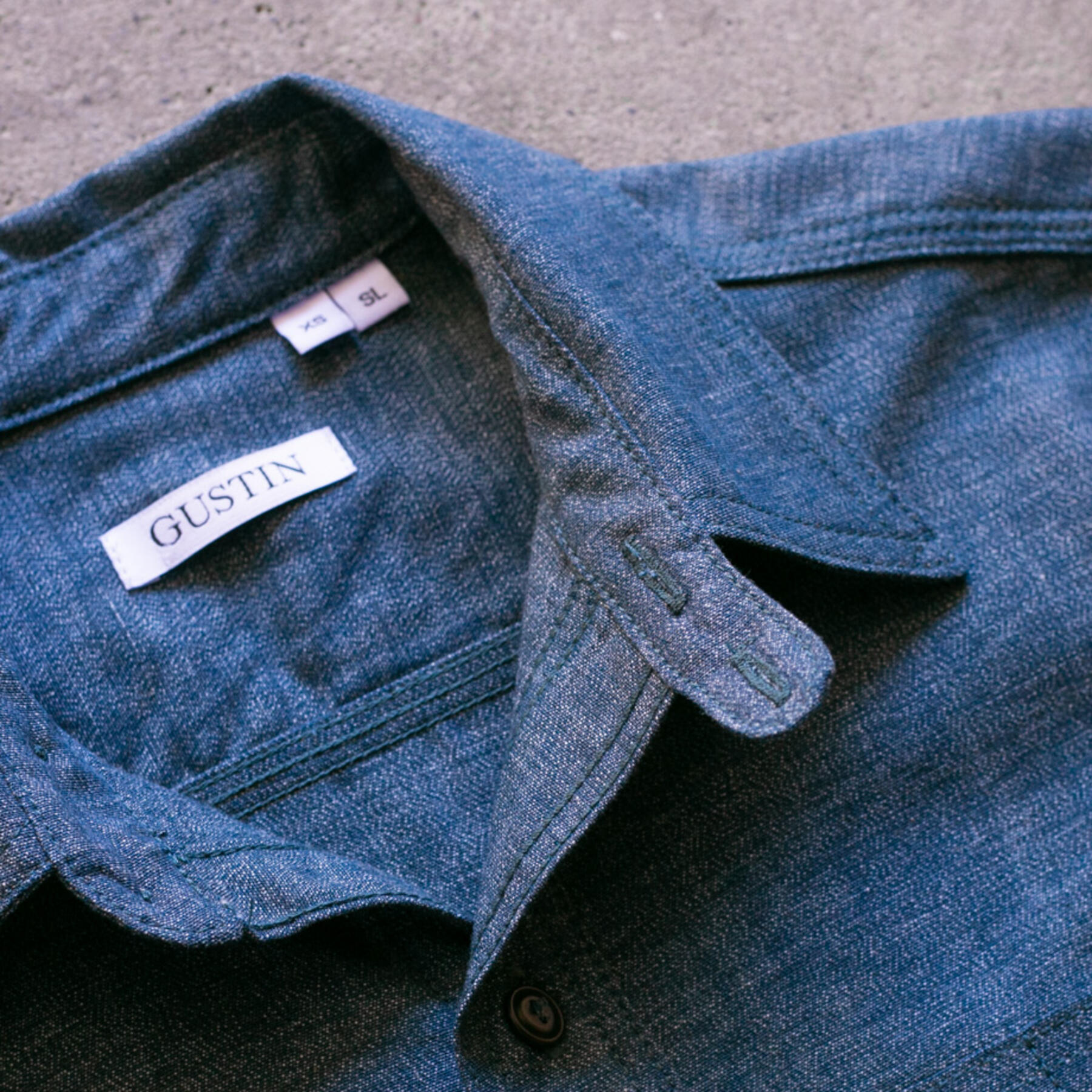 gustin #92 japan twisted yarn workshirt
