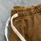 gustin linen chambray joggers - rust