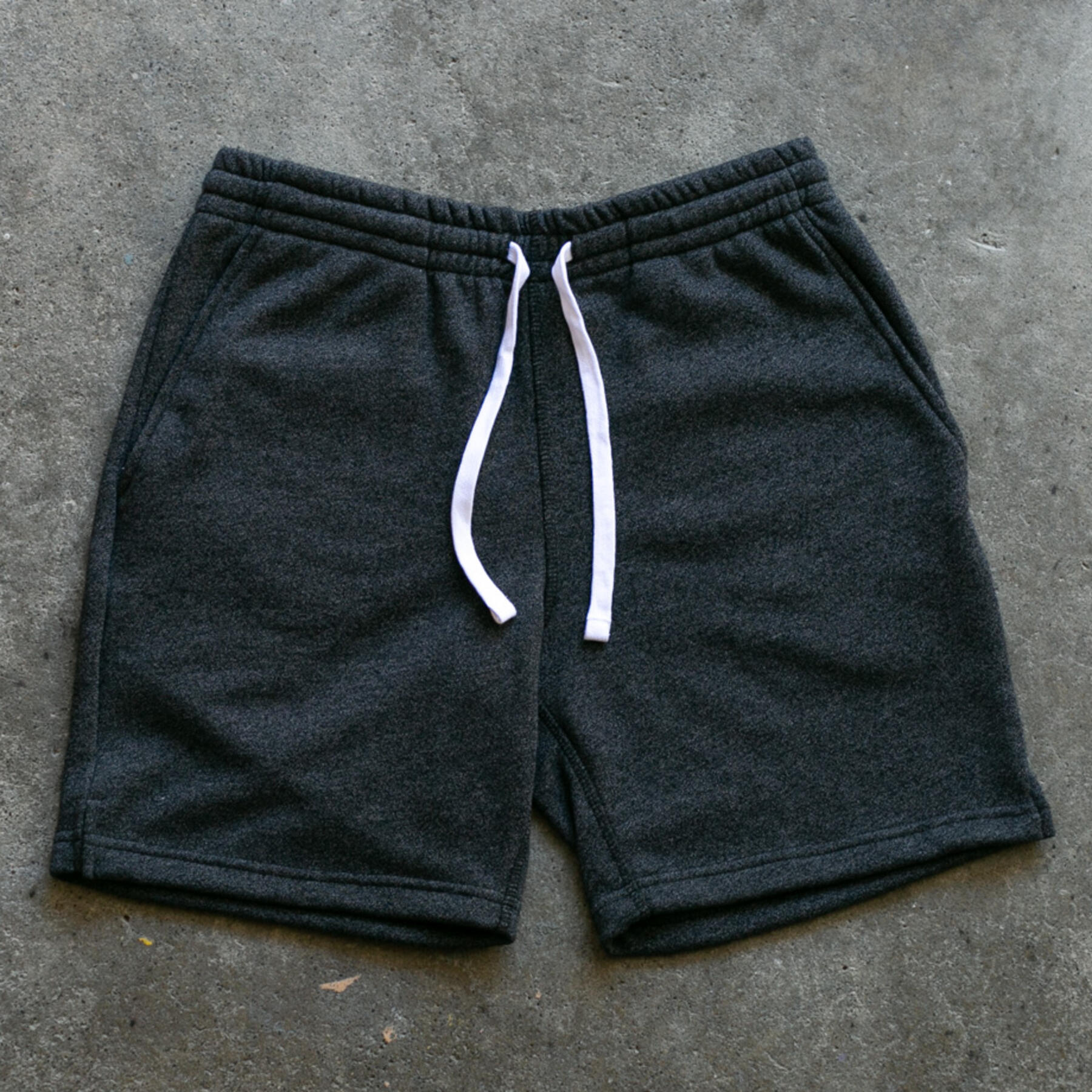 gustin black heather sweatshorts