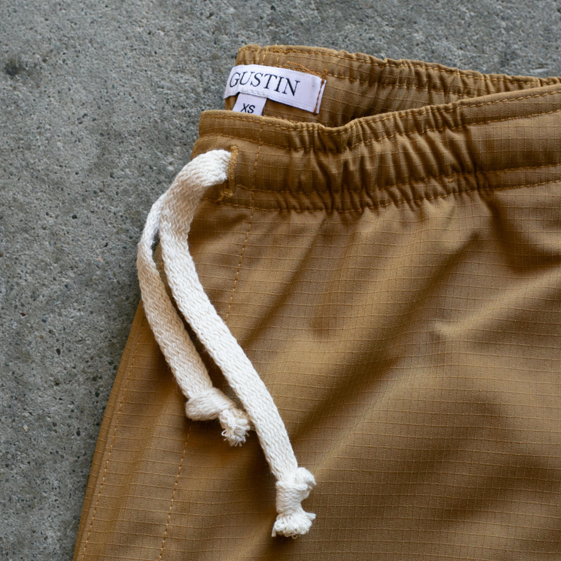 gustin stretch ripstop joggers - camel