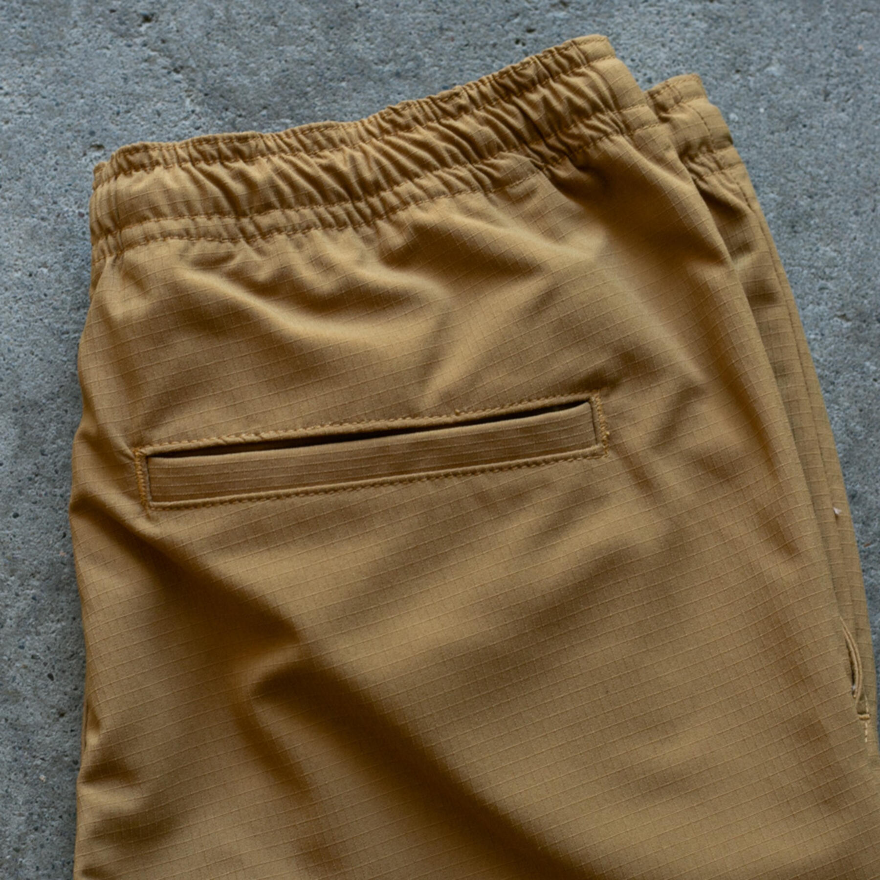 gustin stretch ripstop joggers - camel