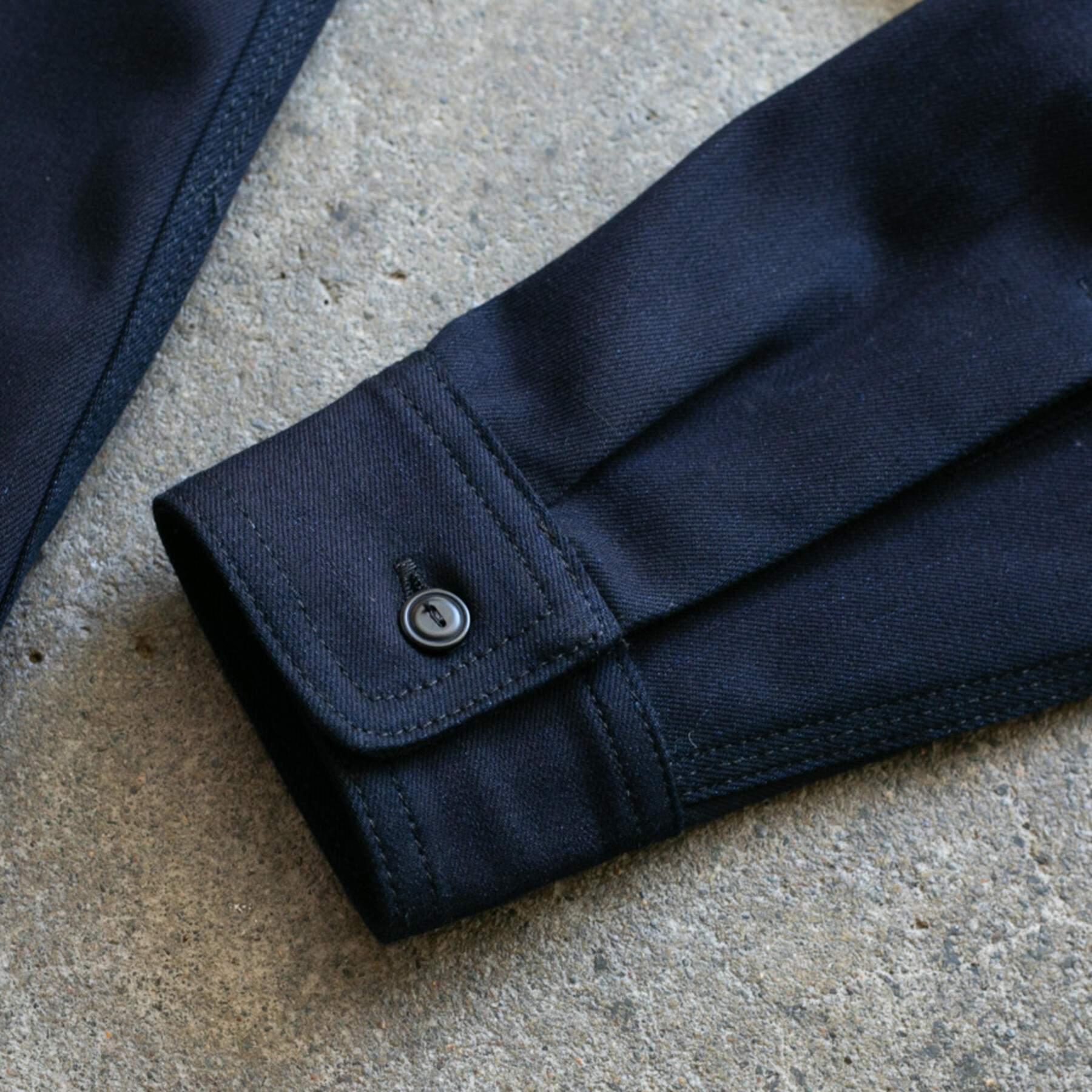 gustin #93 cone navyxblack stretch workshirt
