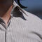 gustin #854 japan heather flax fade short sleeve shirt - grey