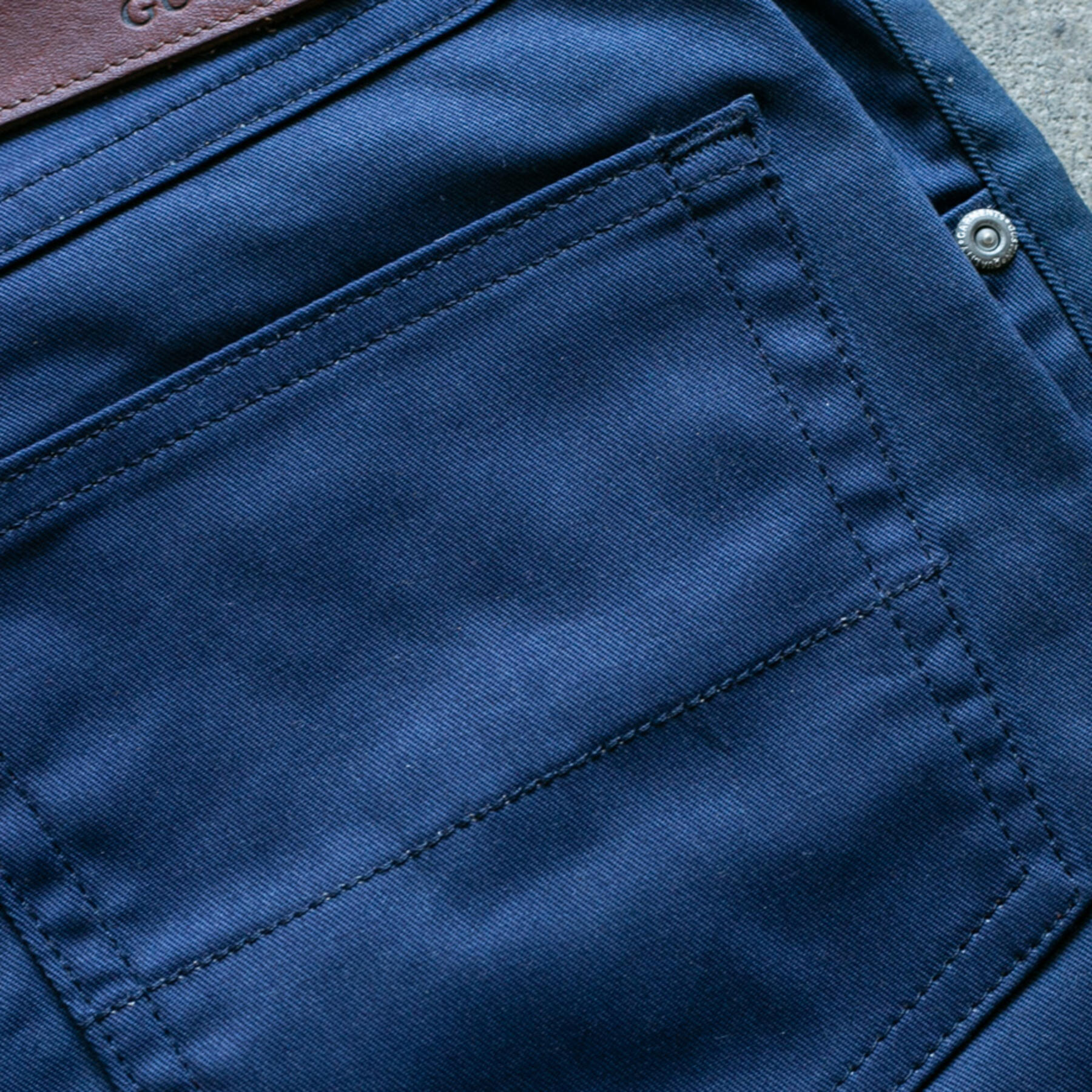 gustin #517 top dye selvedge - navy