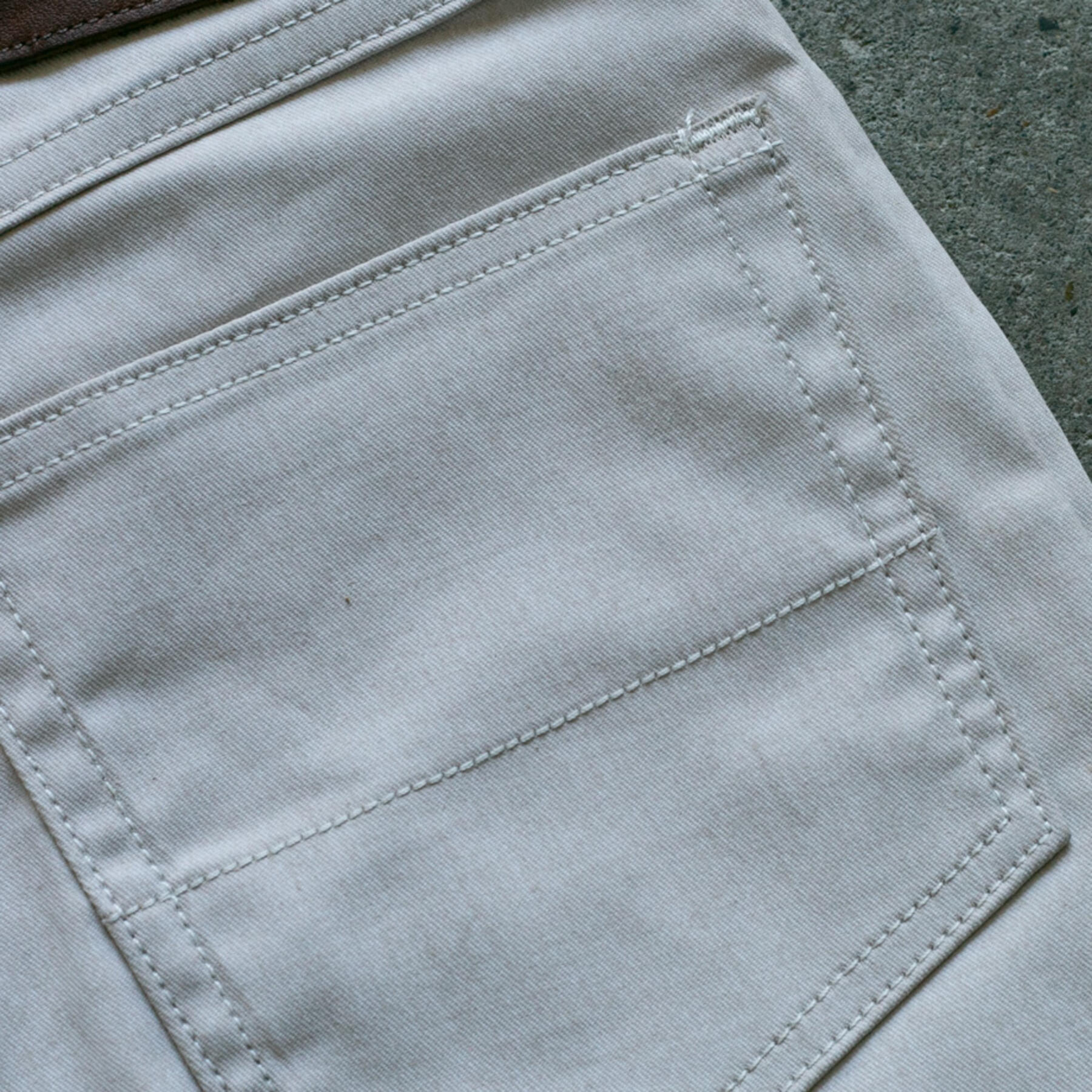 gustin #518 top dye selvedge - eggshell