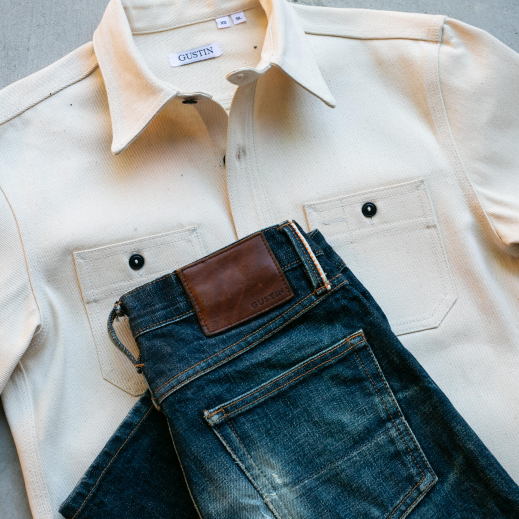 gustin #48 monster natural workshirt
