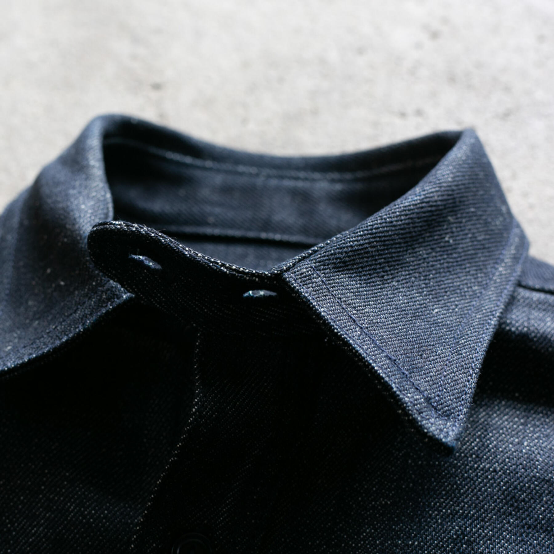 gustin #94 hemp indigo selvedge workshirt