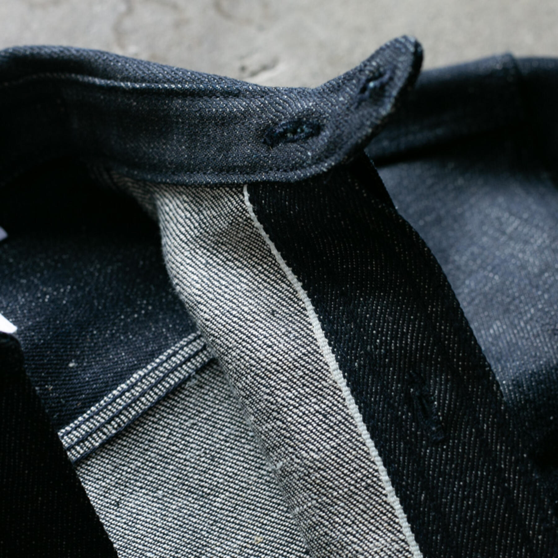 gustin #94 hemp indigo selvedge workshirt