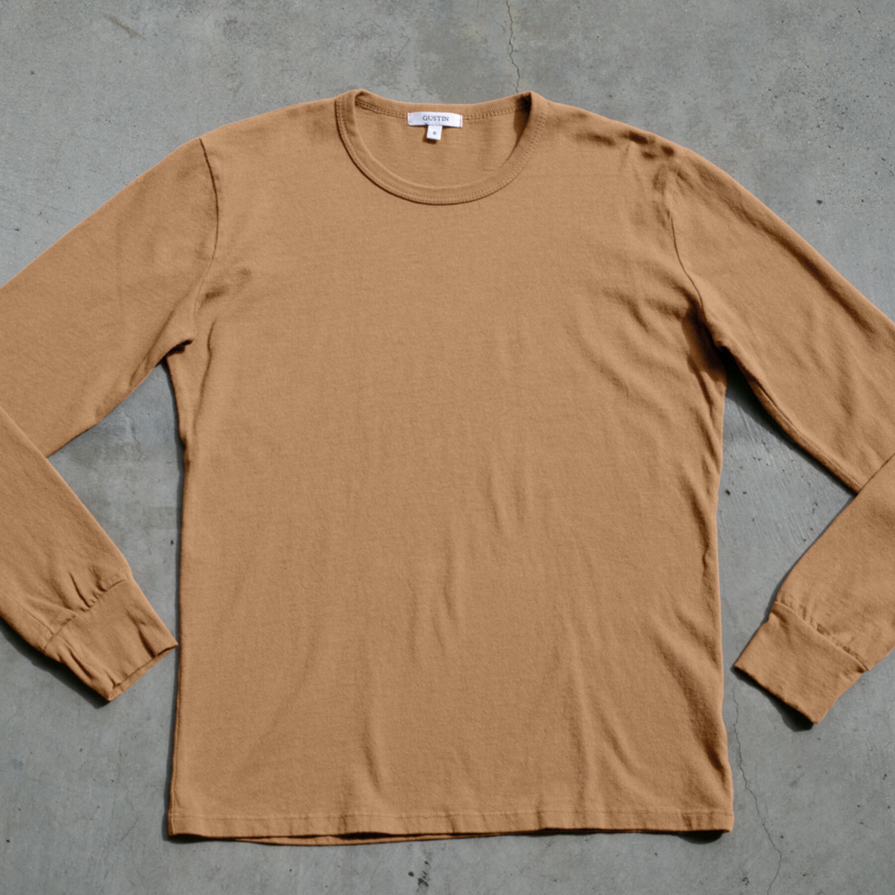 gustin long sleeve heavyweight t-shirt 3 pack rust collection