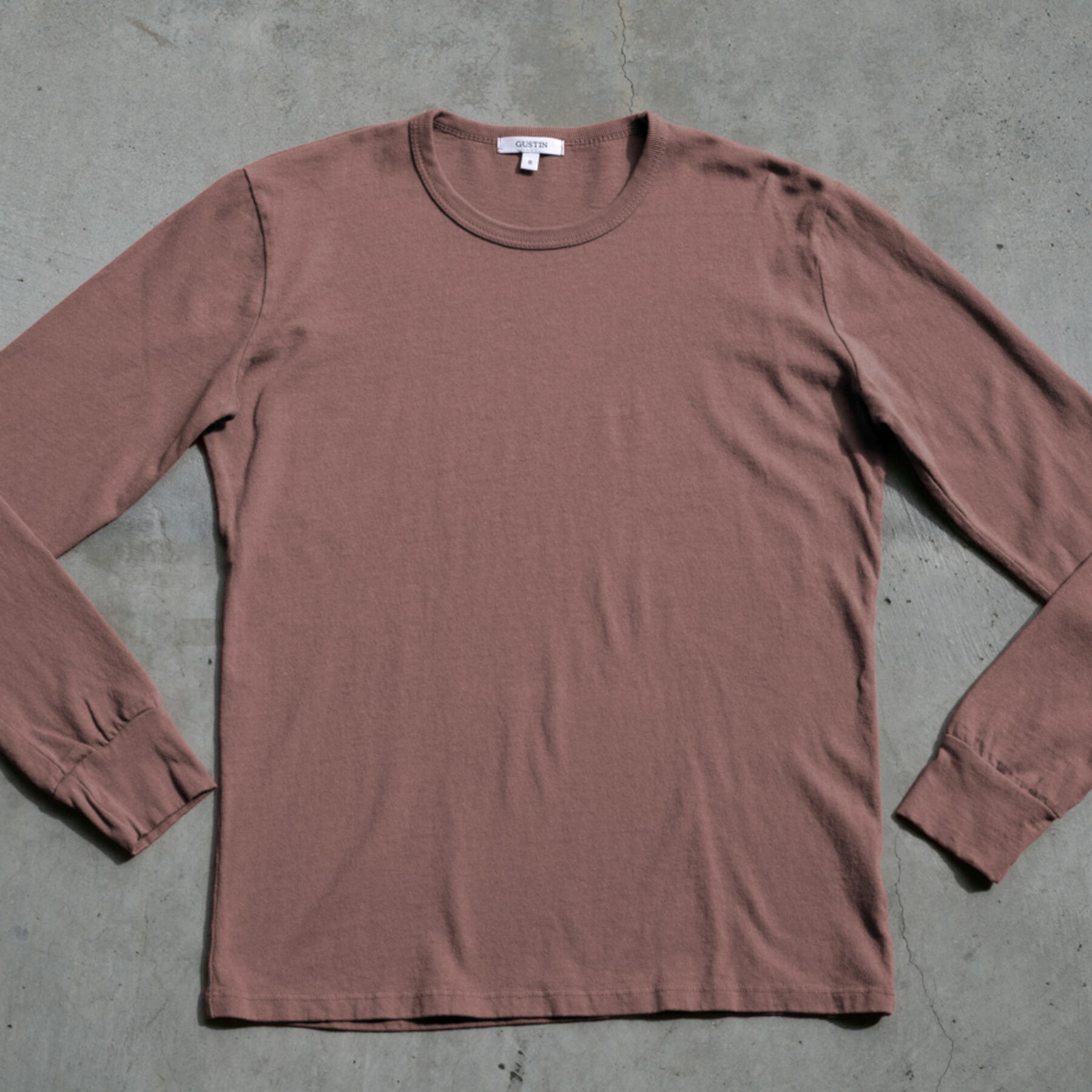 gustin long sleeve heavyweight t-shirt 3 pack rust collection