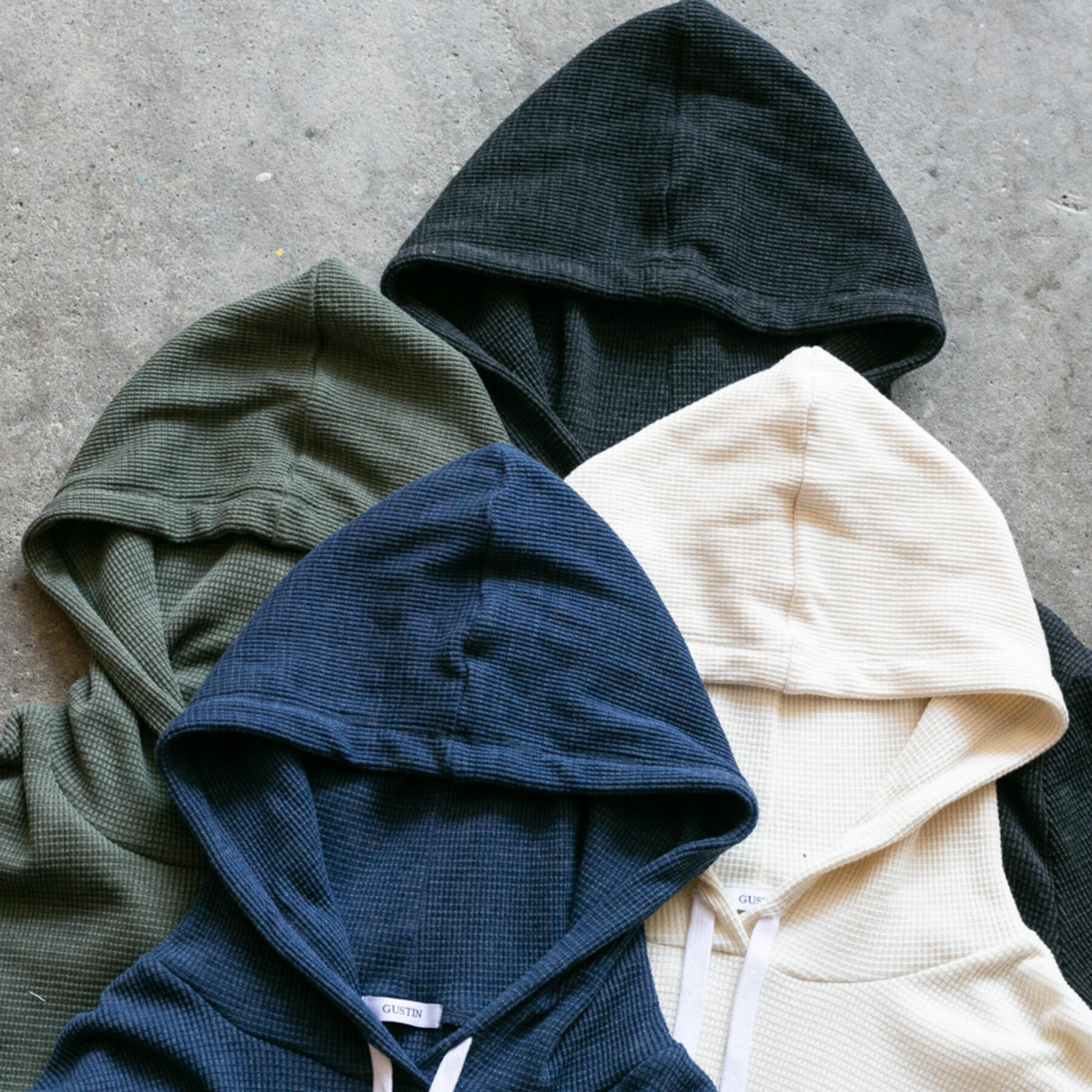 gustin waffle pullover 4 pack