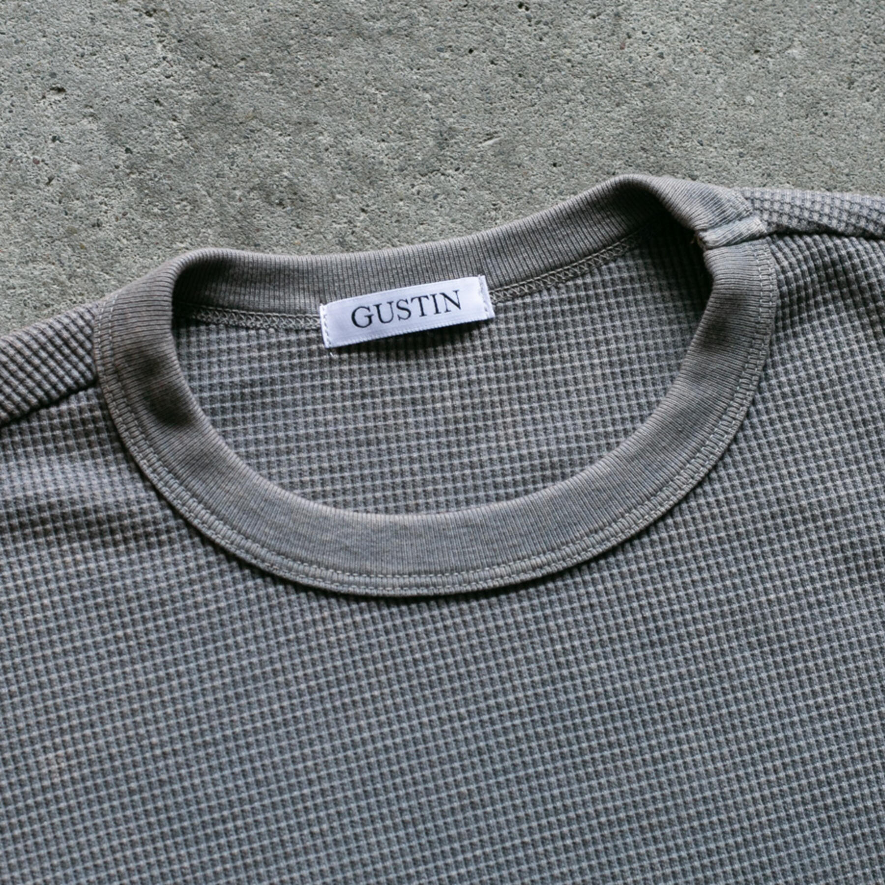 gustin vintage wash waffle crewneck 3 pack