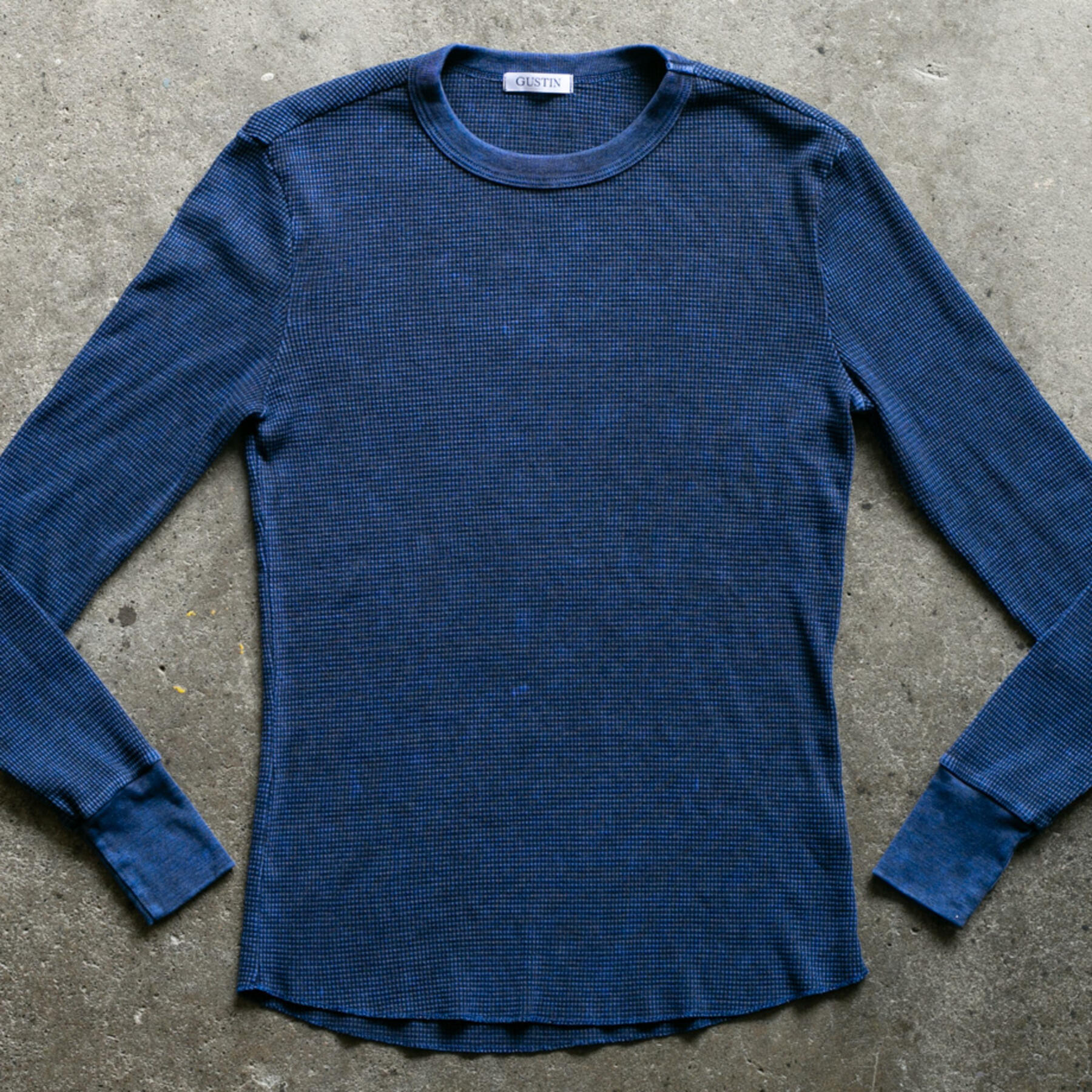 gustin vintage wash waffle crewneck 3 pack