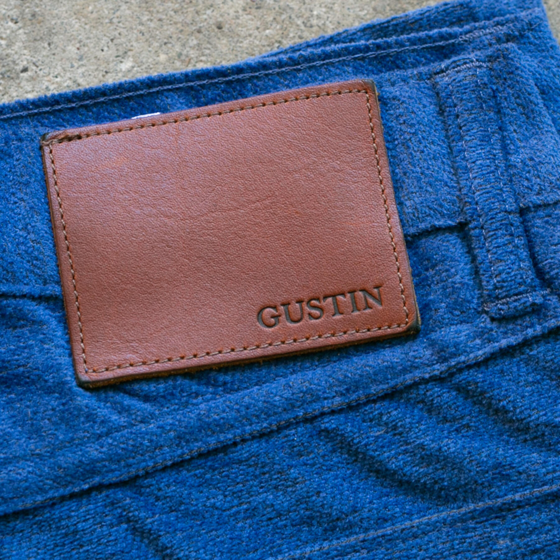 gustin #134 shaggy twill 5 pocket - cobaltxnavy
