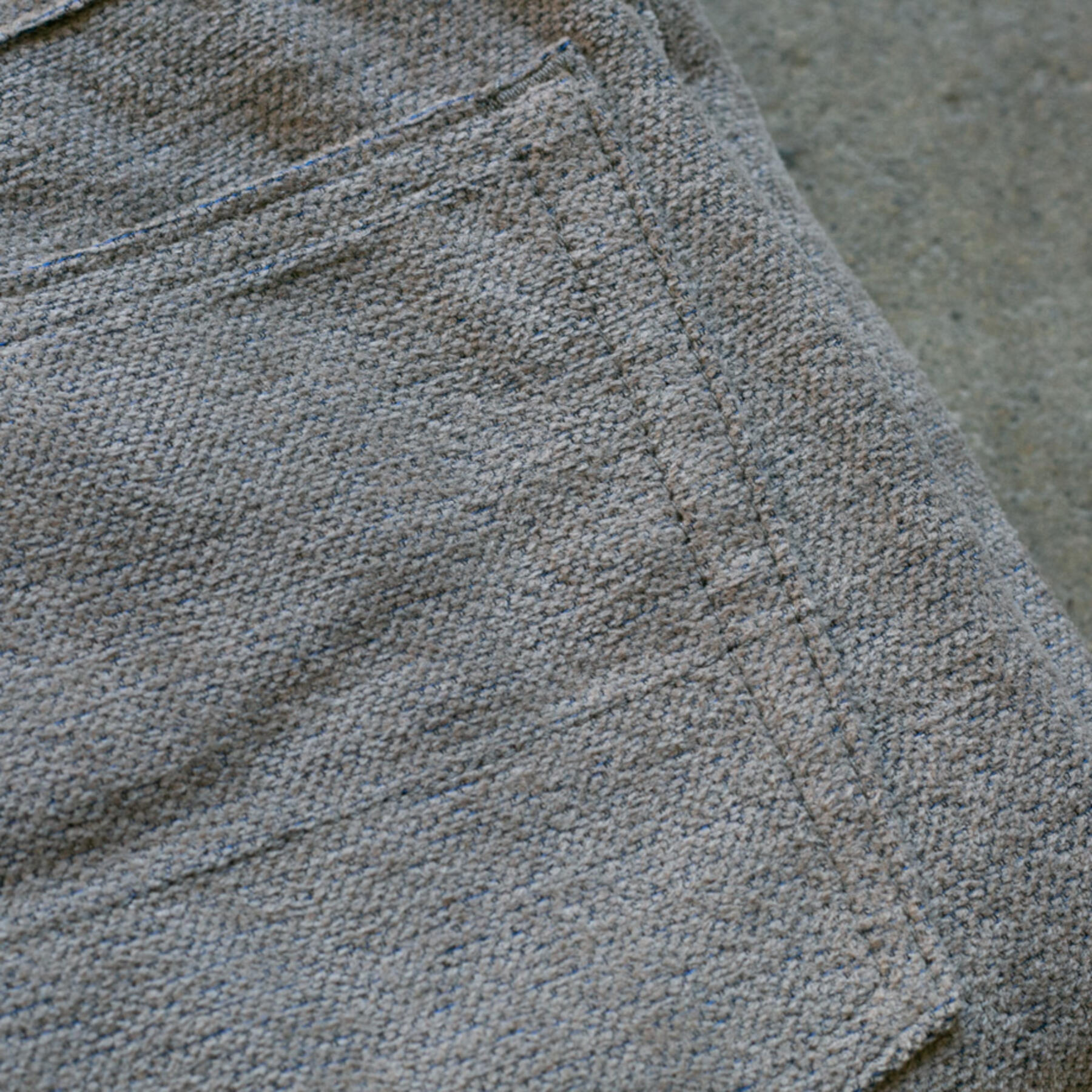 gustin #132 shaggy twill 5 pocket - taupexgrey