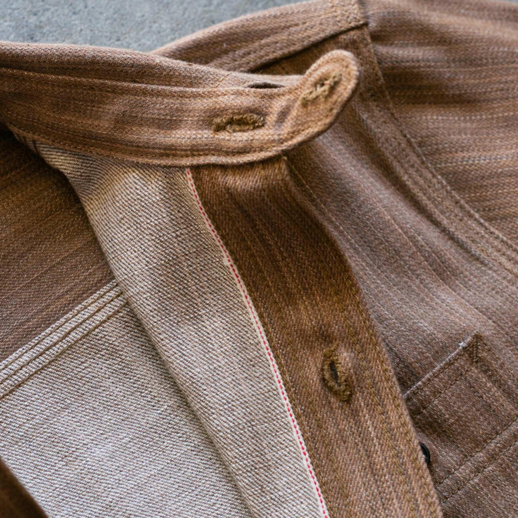gustin #95 organic persimmon dye workshirt