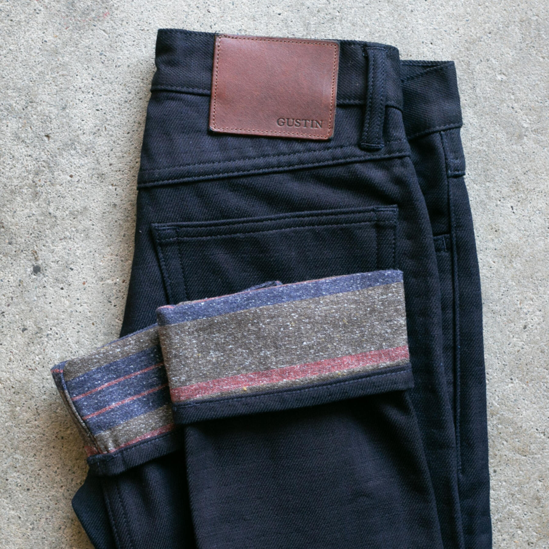 gustin #135 indigoxsaddle blanket 5 pocket