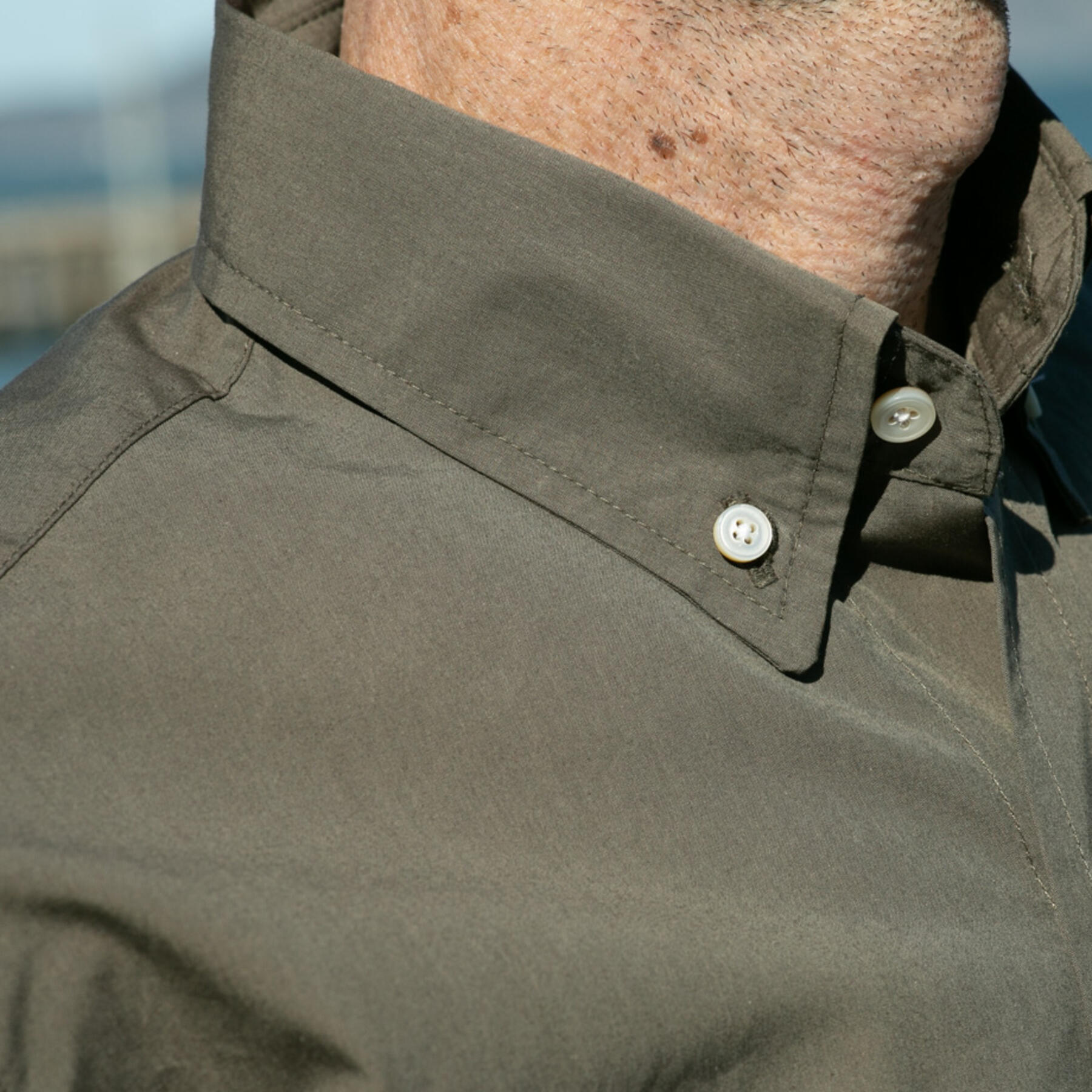 gustin #870 egyptian giza cotton - grey olive