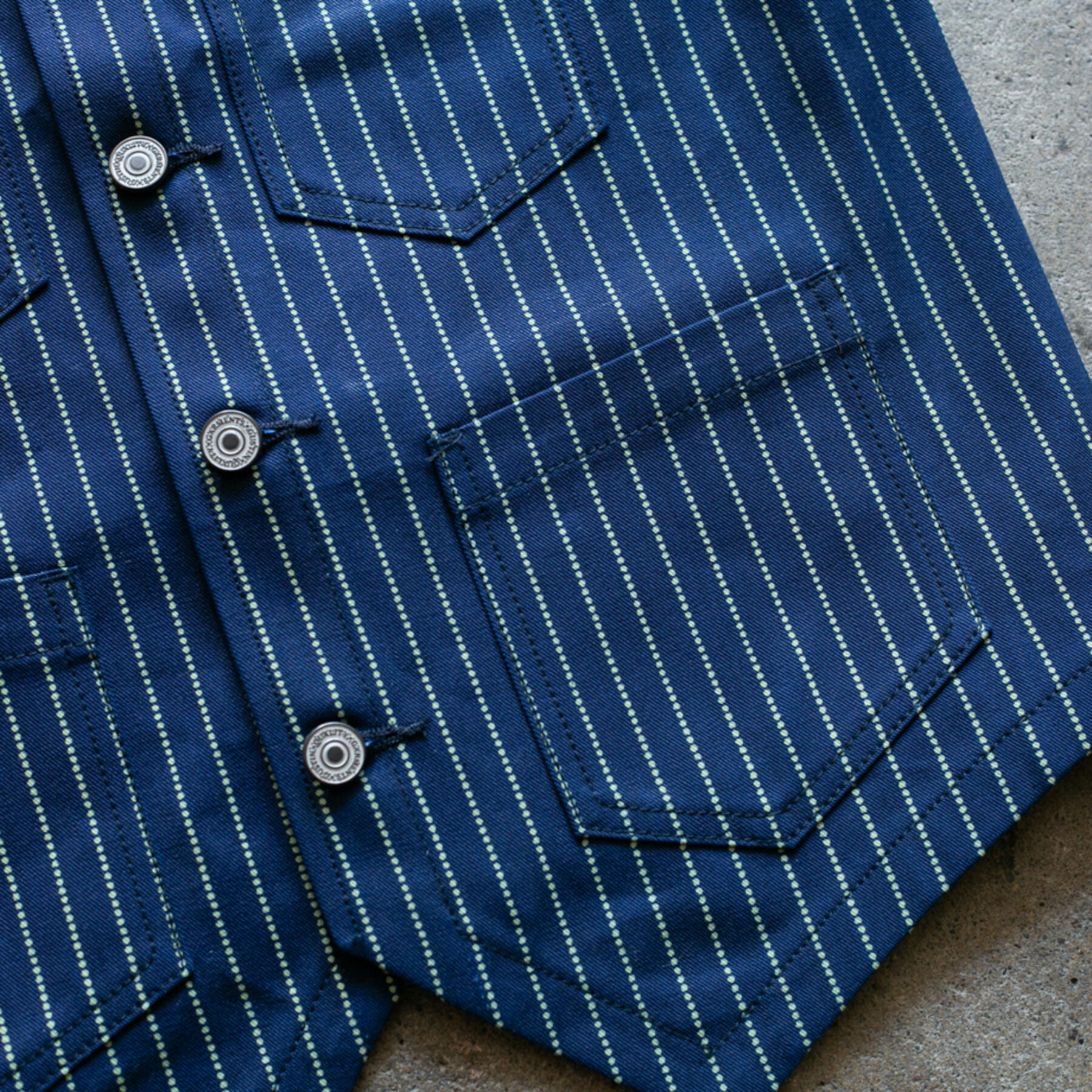 gustin #1 selvedge wabash vest