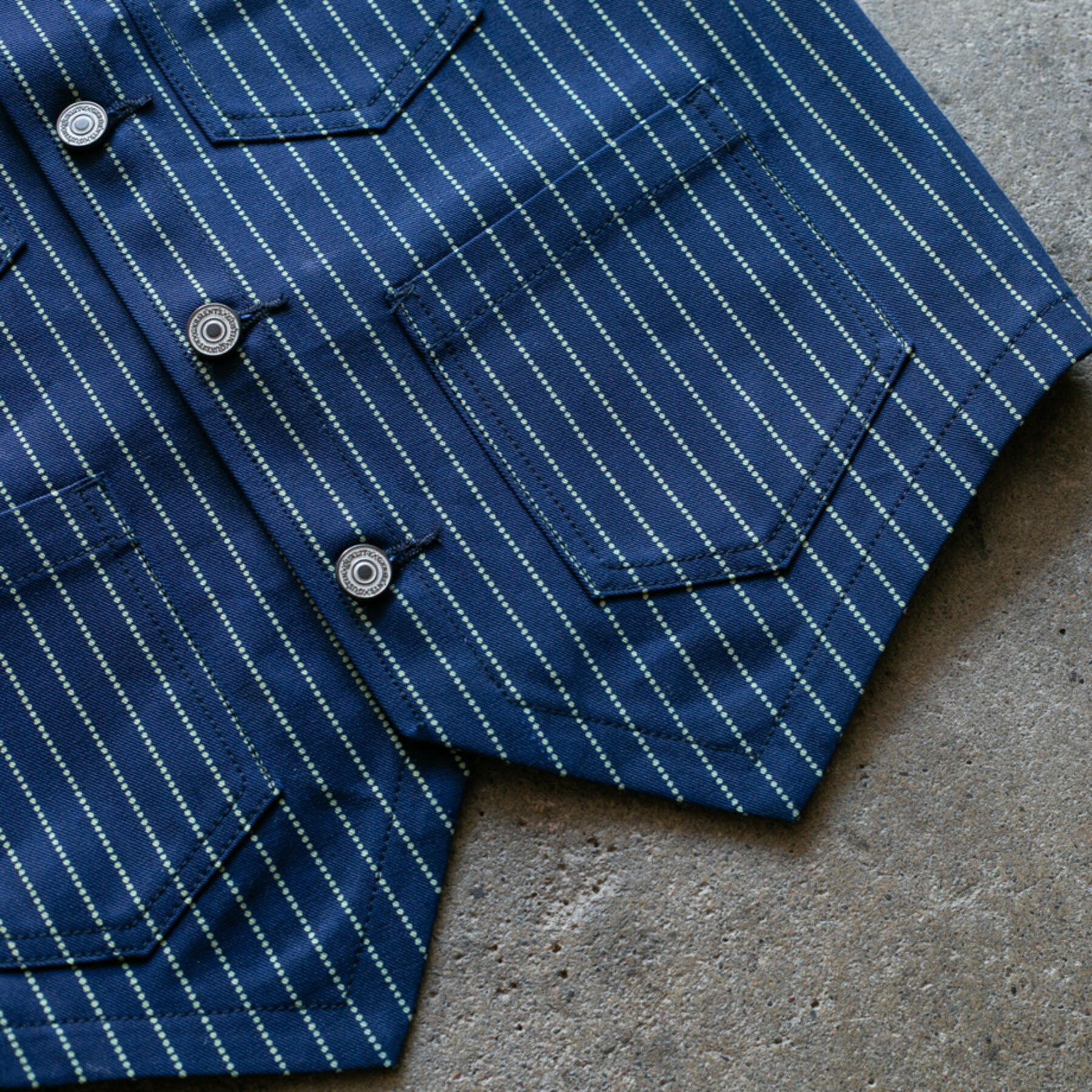 gustin #1 selvedge wabash vest