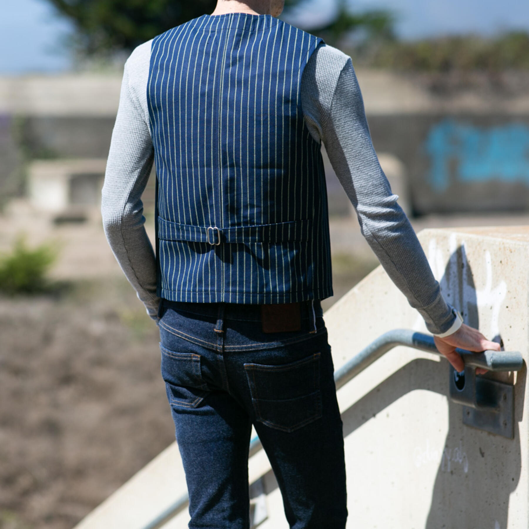 gustin #1 selvedge wabash vest