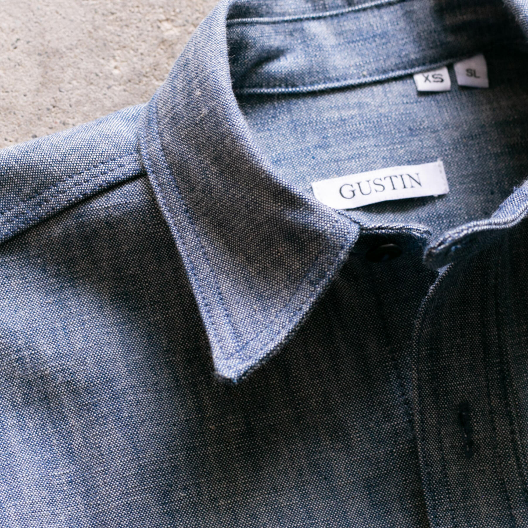 gustin #100 japan monster chambray workshirt