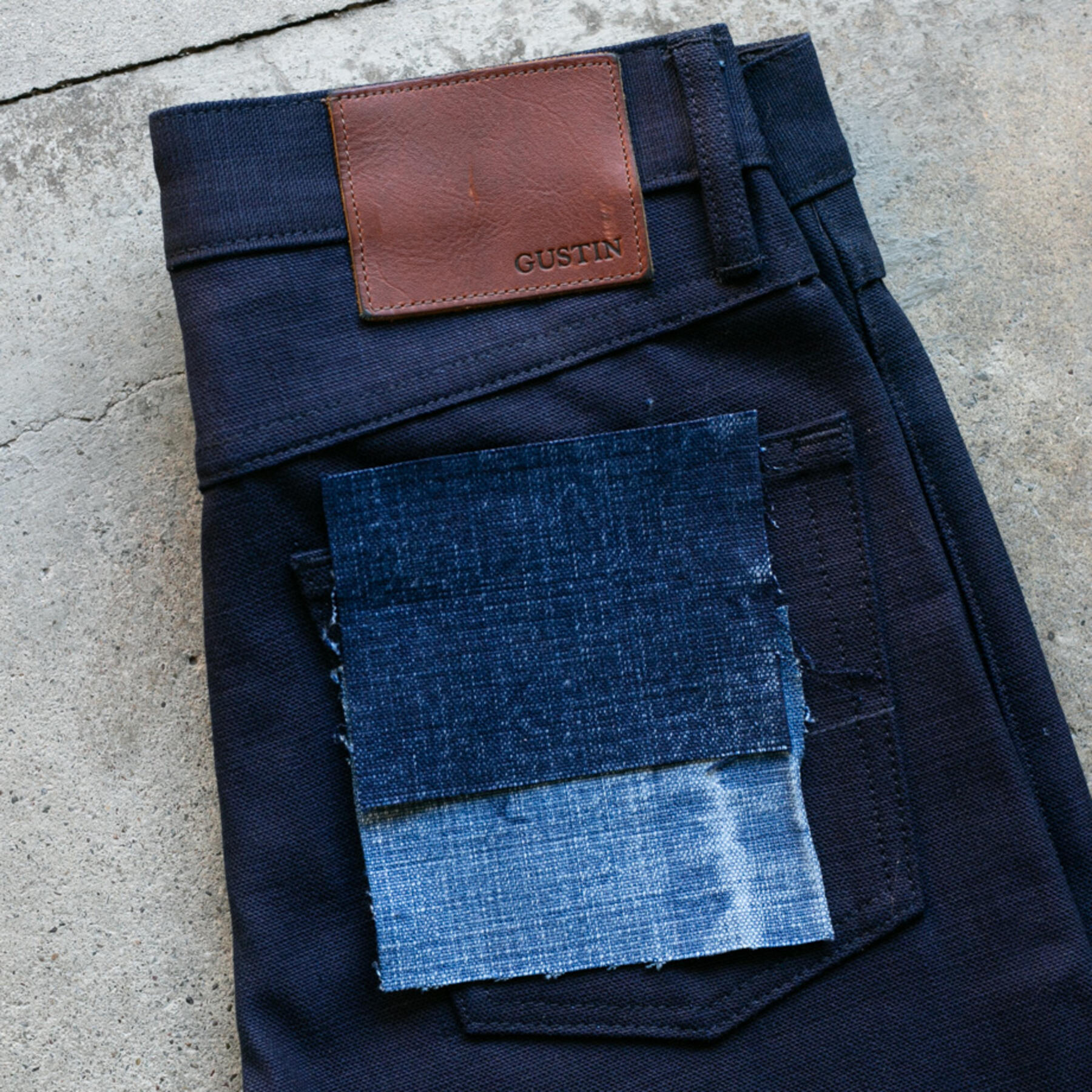 gustin #141 japan monster duck - indigo