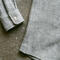 gustin #882 wool linen twill - heather grey
