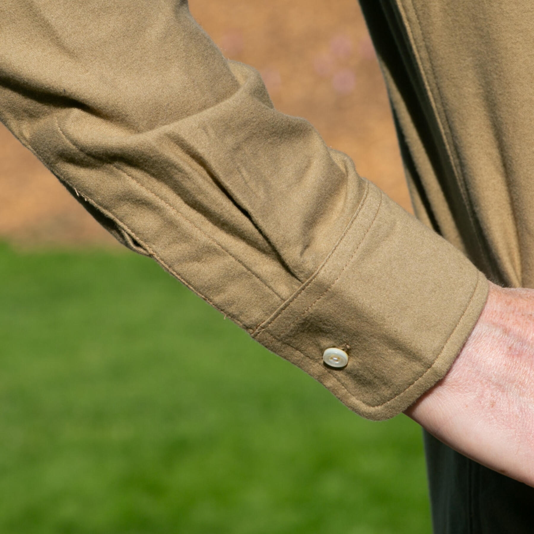 gustin #886 military moleskin - khaki