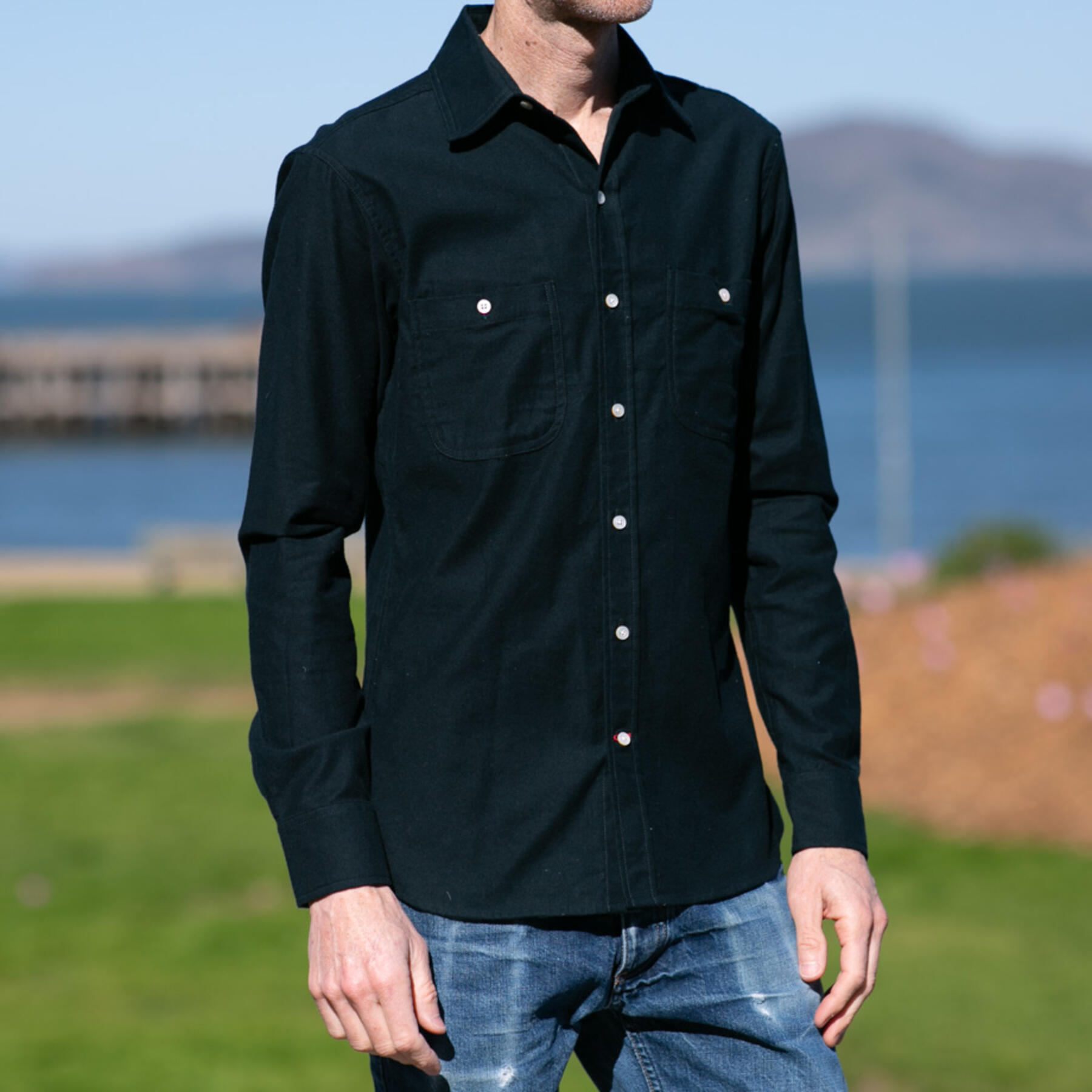 gustin #884 military moleskin - midnight