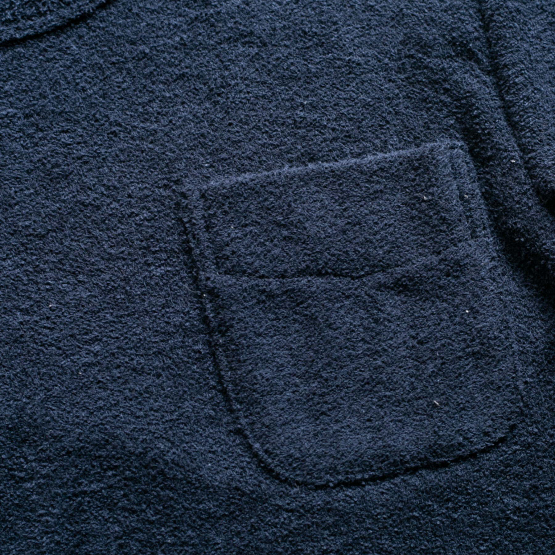 gustin japan terry cloth crewneck - black