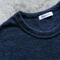 gustin japan terry cloth crewneck - navy