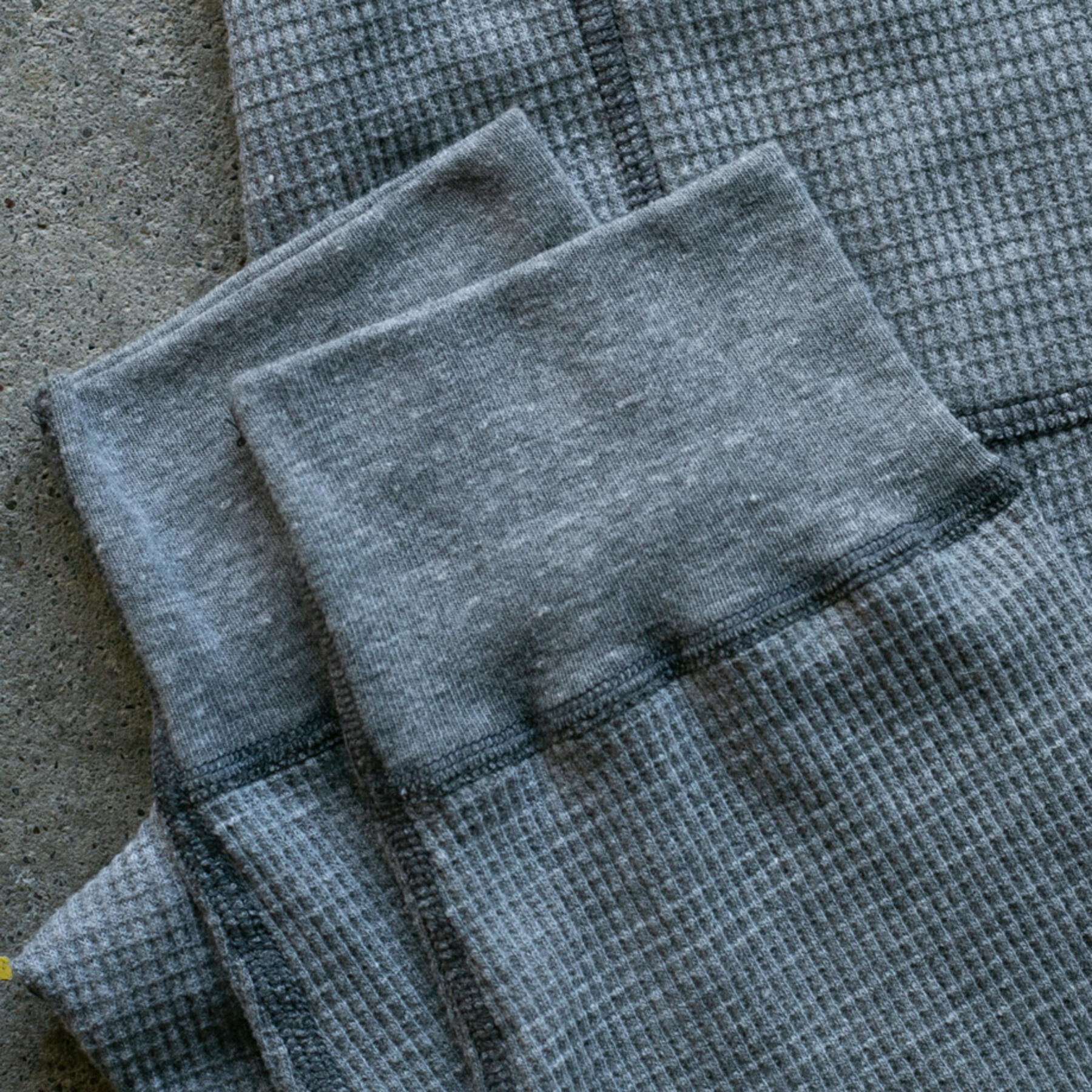 gustin waffle sweatpants - heather grey