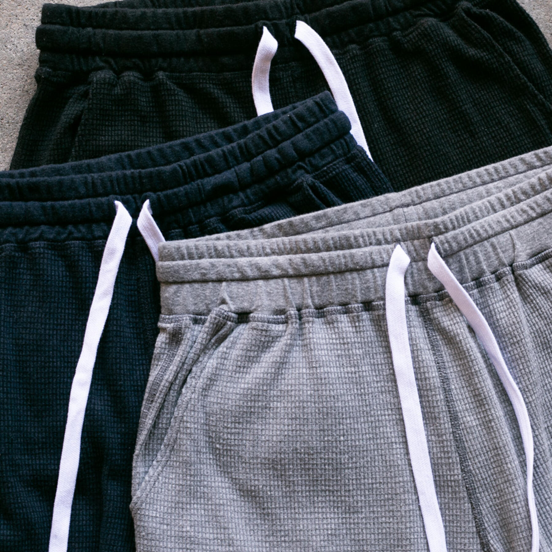 gustin waffle sweatpants 3 pack