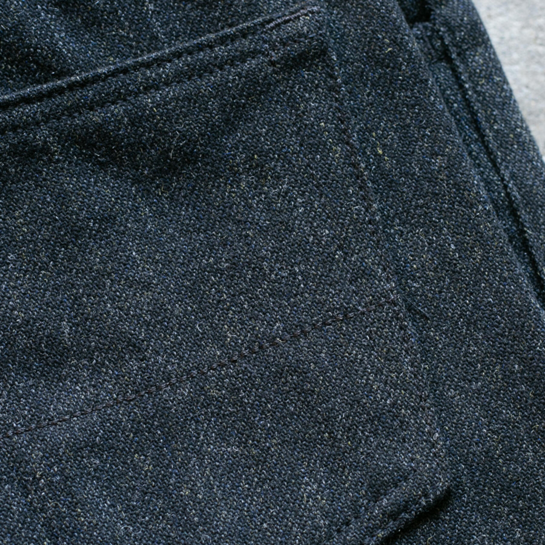 gustin #146 military wool serge - coal