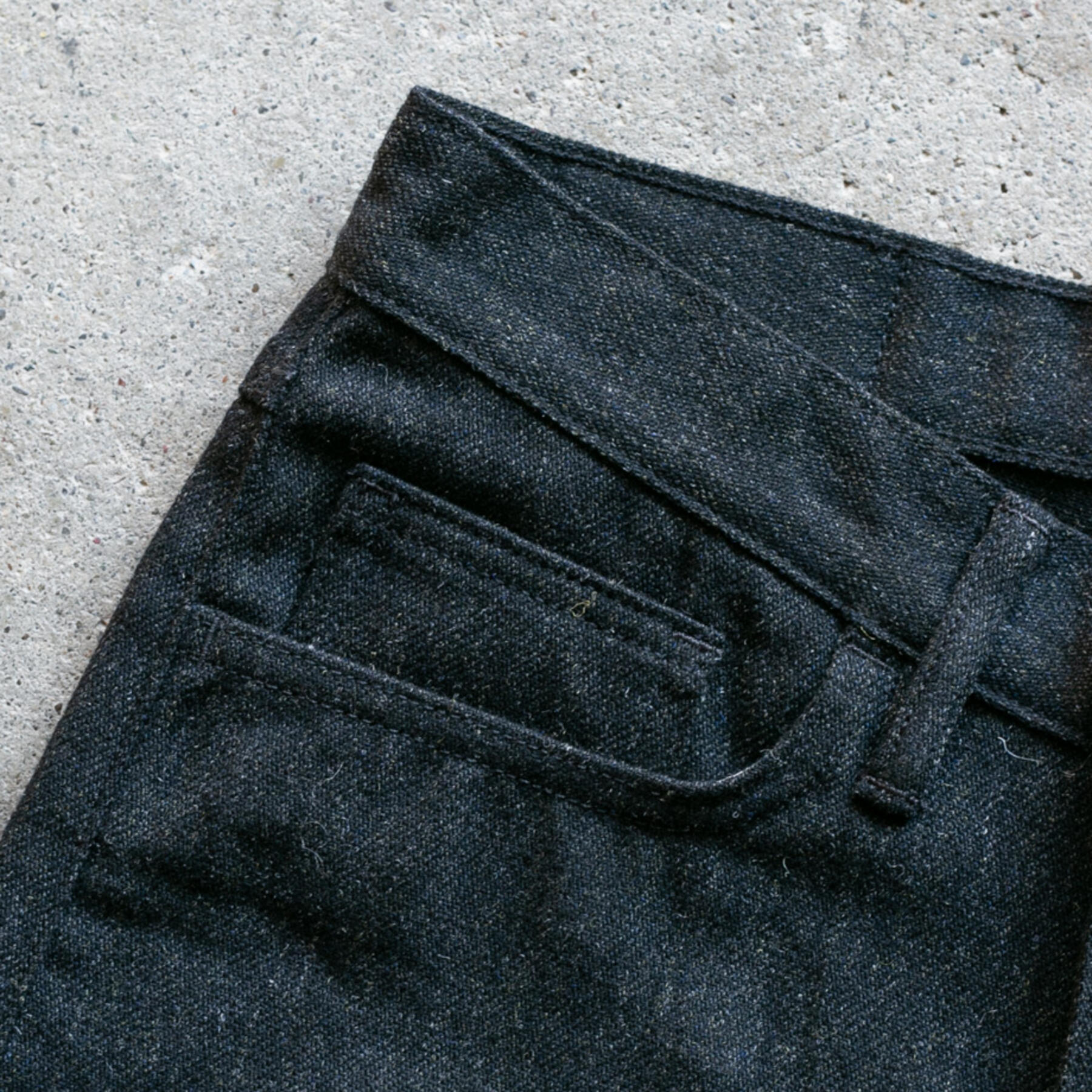 gustin #146 military wool serge - coal
